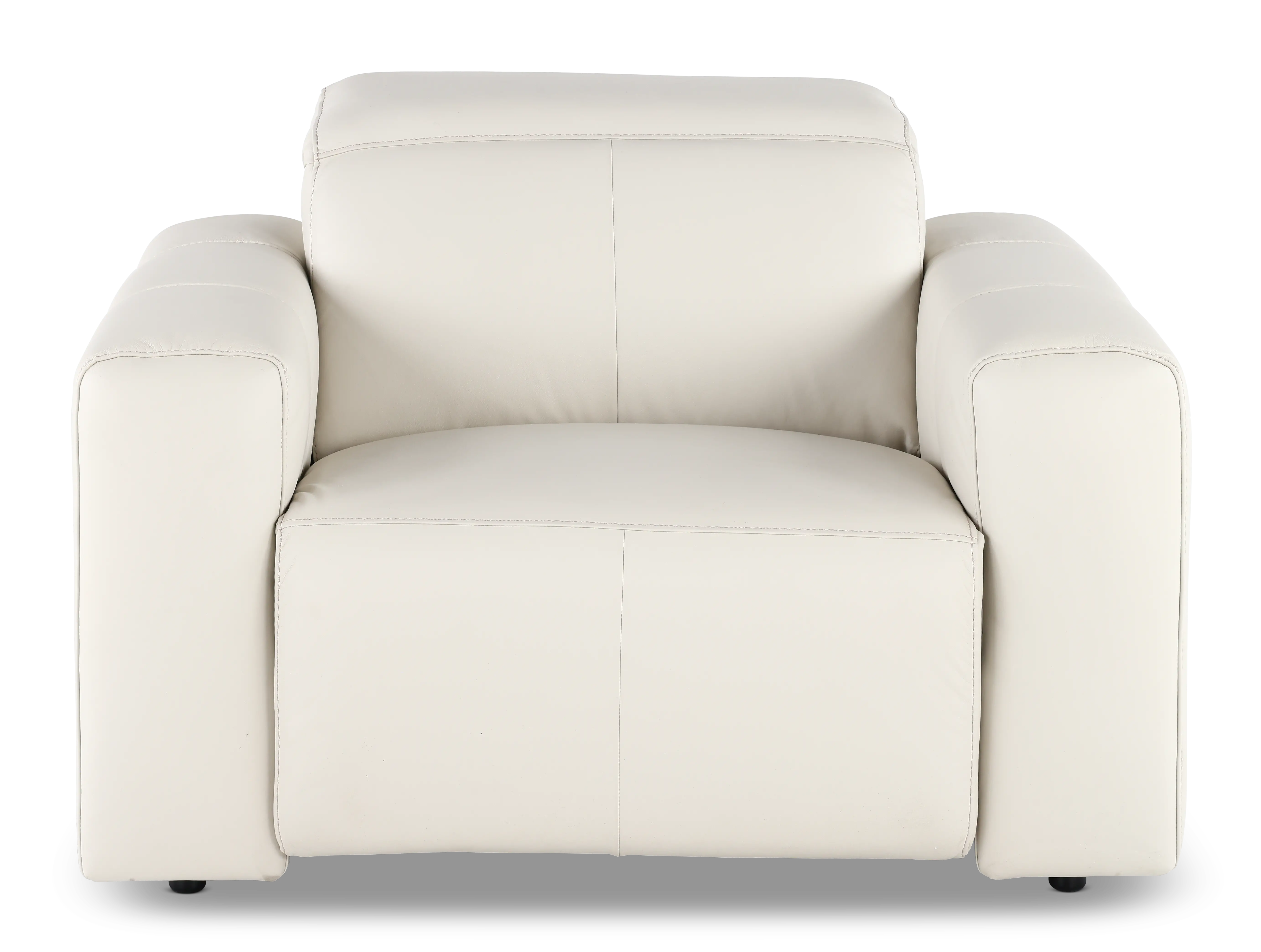 Airy Pebble White Power Recliner-4