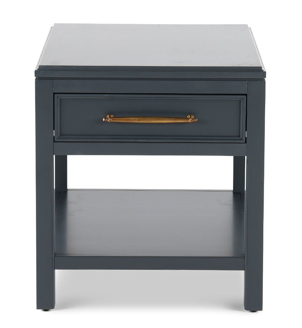 Alexander Blue End Table