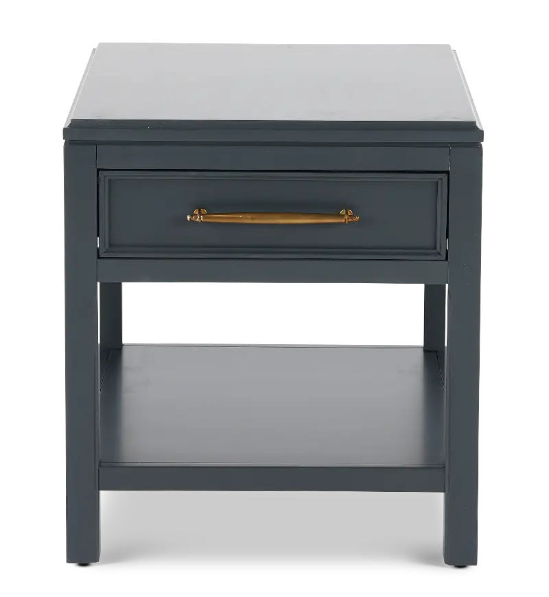 Alexander Blue End Table