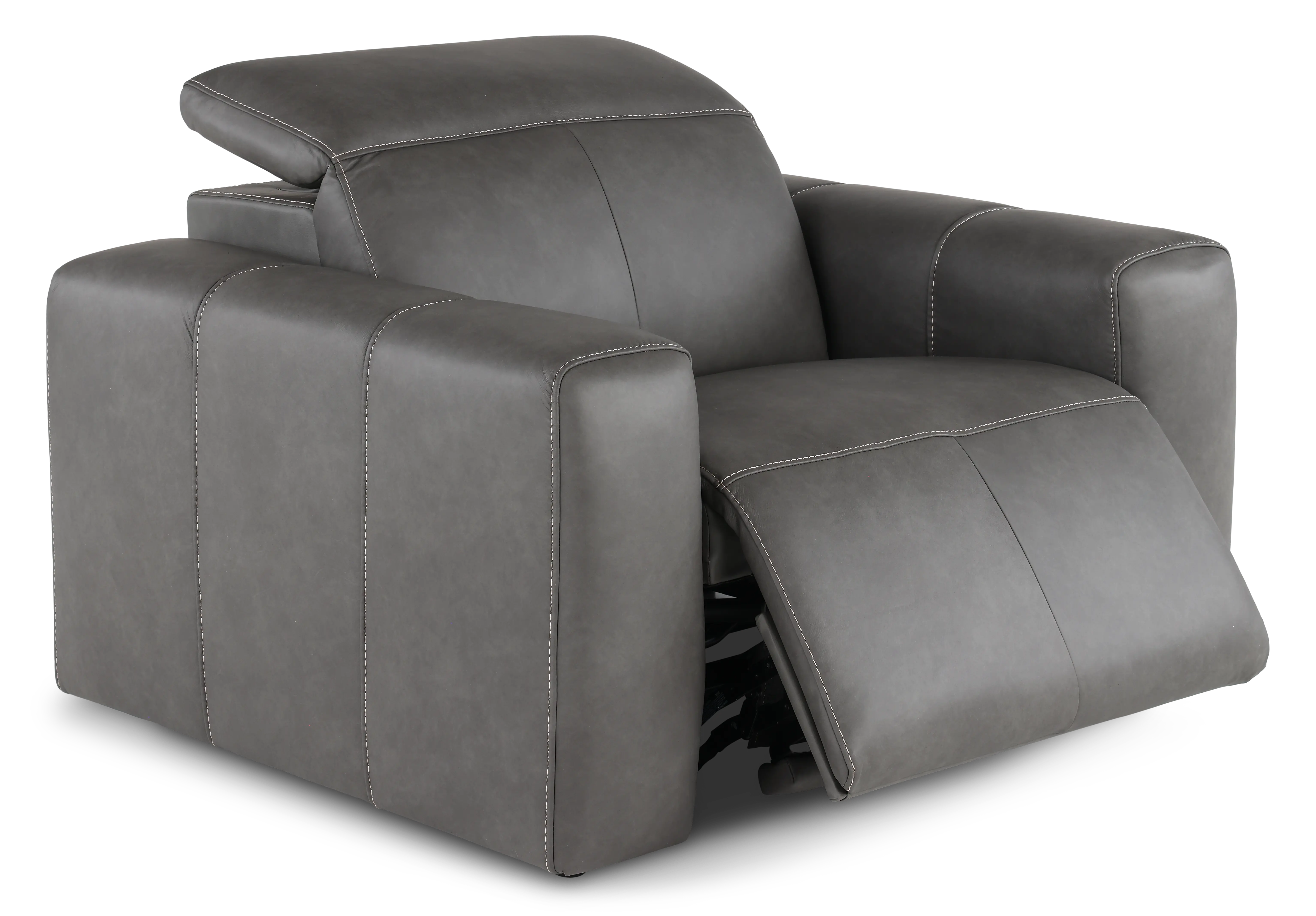 Airy Gunmetal Gray Power Recliner-5