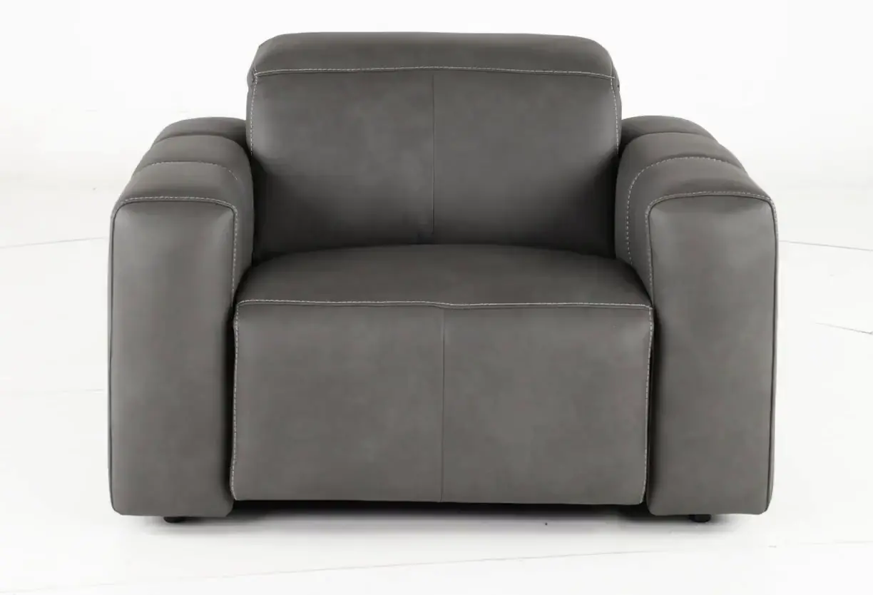 Airy Gunmetal Gray Power Recliner-9