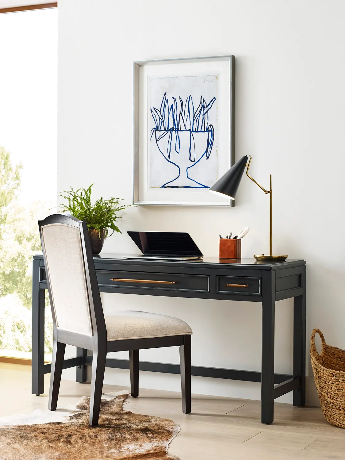 Alexander Midnight Blue Sofa Table-2