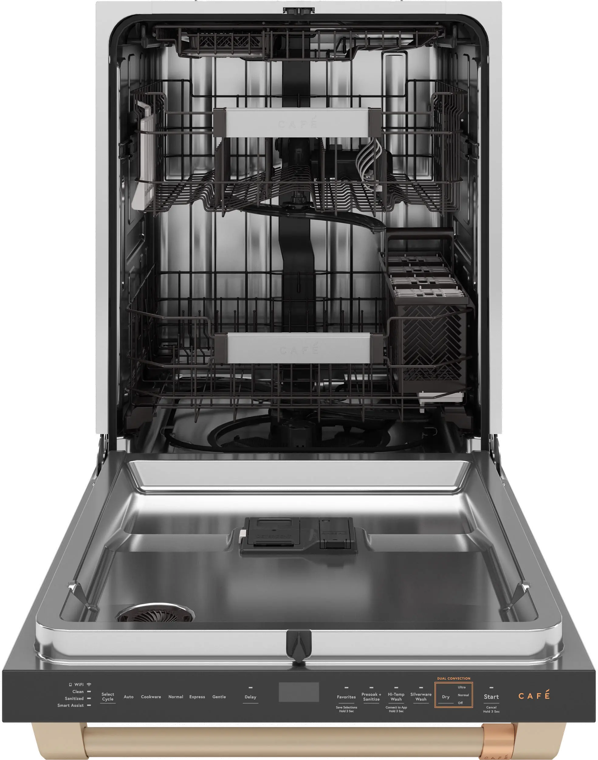 CDT858P4VW2 GE Cafe Top Control Dishwasher with Ultra Wash - Matte White-5