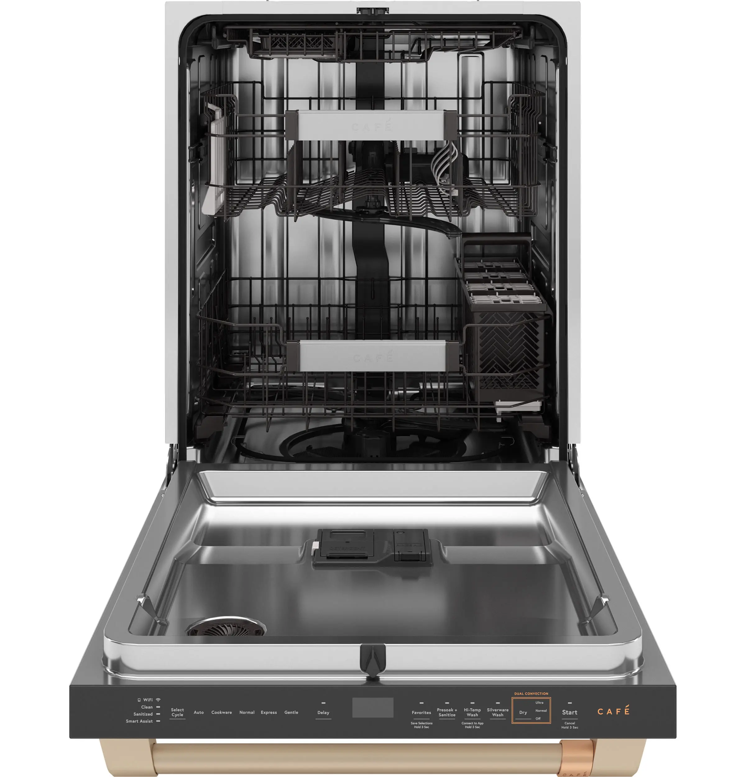 CDT858P4VW2 GE Cafe Top Control Dishwasher with Ultra Wash - Matte White-5