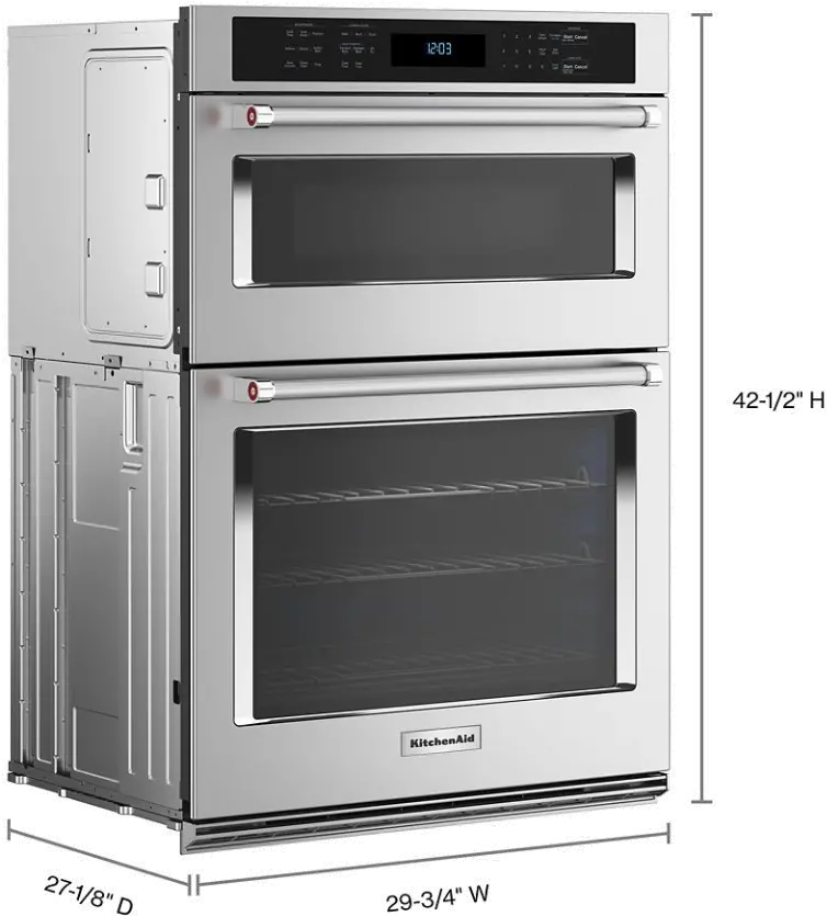 KOEC527PSS KitchenAid® 27  Combination Microwave Wall Oven with Air Fry Mode - Stainless Steel-1