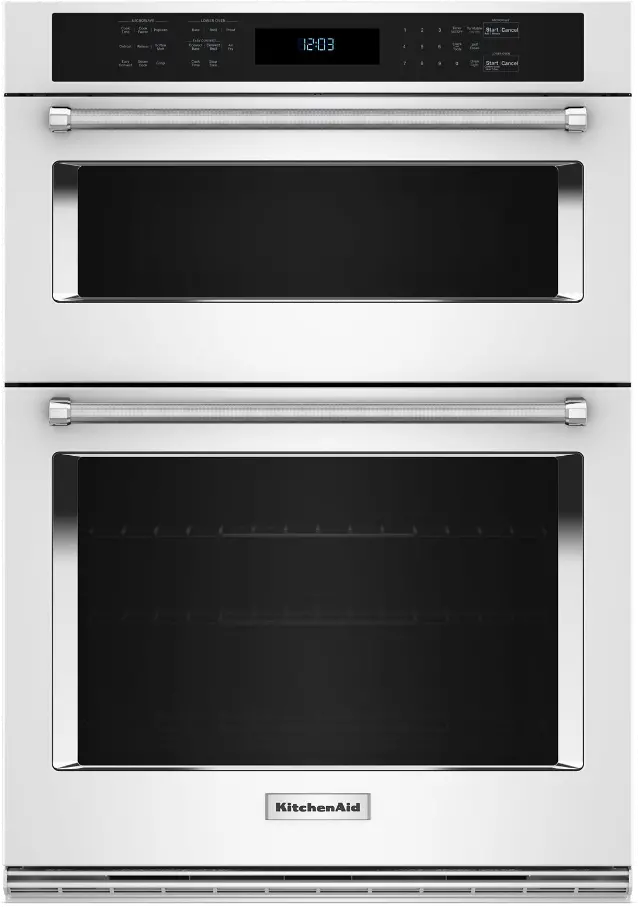 KOEC530PWH KitchenAid® 30  Combination Microwave Wall Oven with Air Fry Mode - White-1
