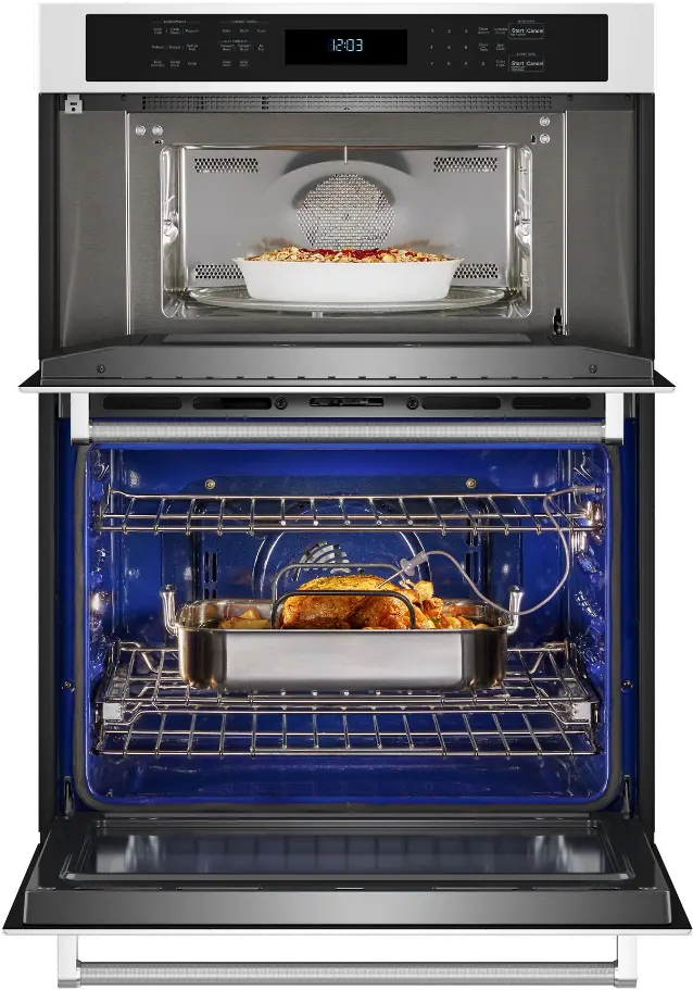KOEC530PWH KitchenAid® 30  Combination Microwave Wall Oven with Air Fry Mode - White-5