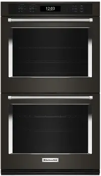 KOED527PBS KitchenAid® 27  Double Wall Ovens with Air Fry Mode - Black Stainless Steel