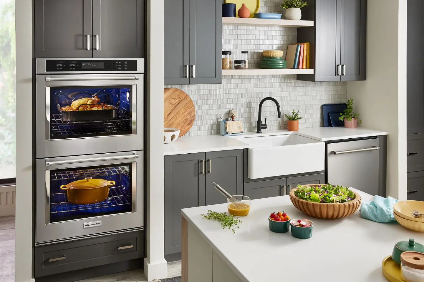 KOED530PSS KitchenAid® 30  Double Wall Ovens with Air Fry Mode - Stainless Steel-3