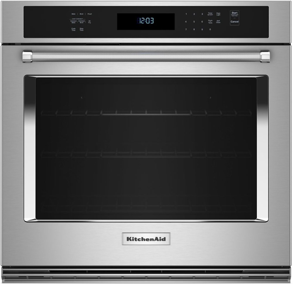 KitchenAid® 27" Single Wall Oven with Air Fry - Stainless Steel