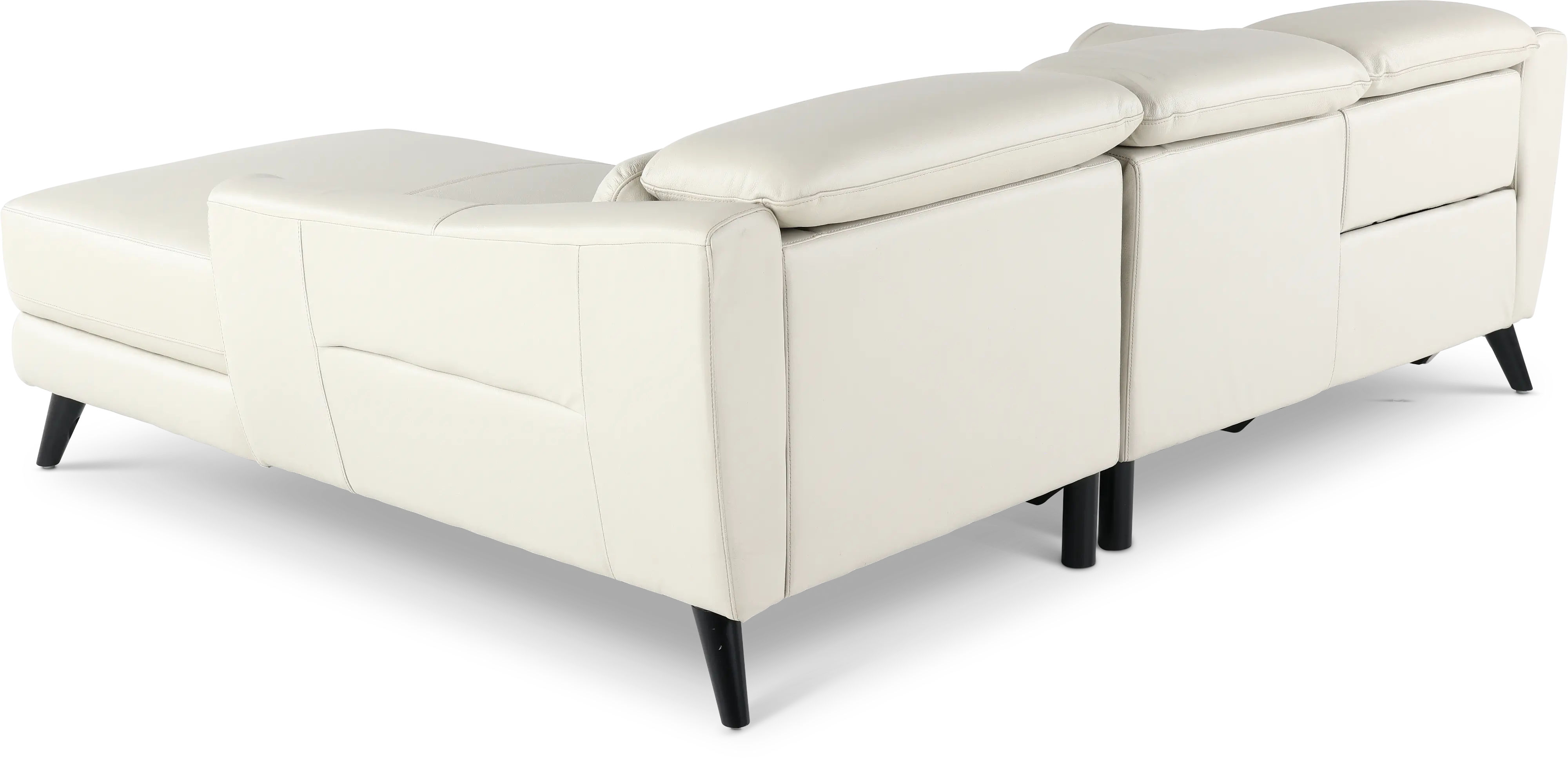 Charm Beige Leather 2-Piece Power Reclining Sectional-7
