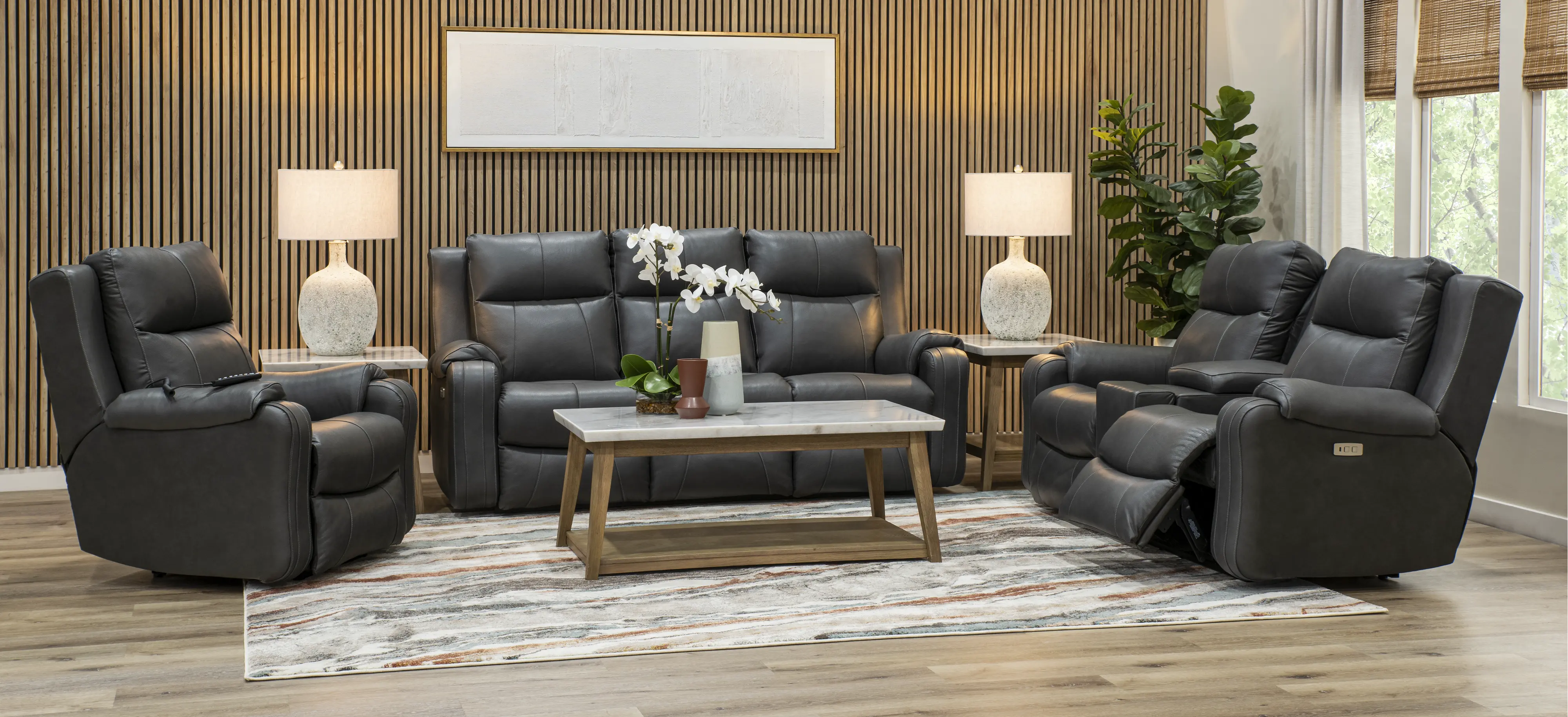 Contour Ash Power Reclining Sofa-2