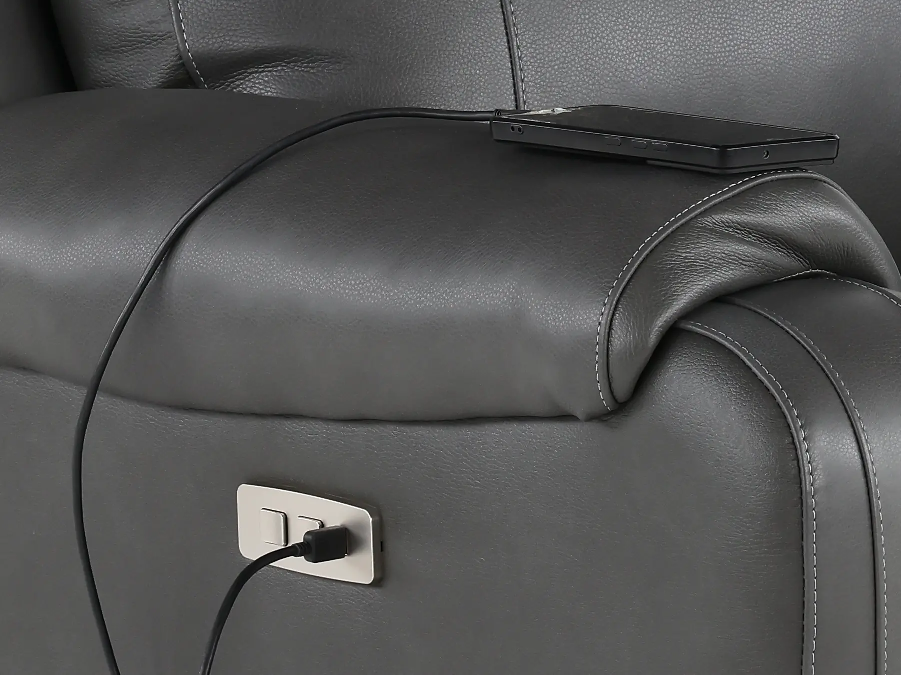 Contour Ash Power Reclining Sofa-8