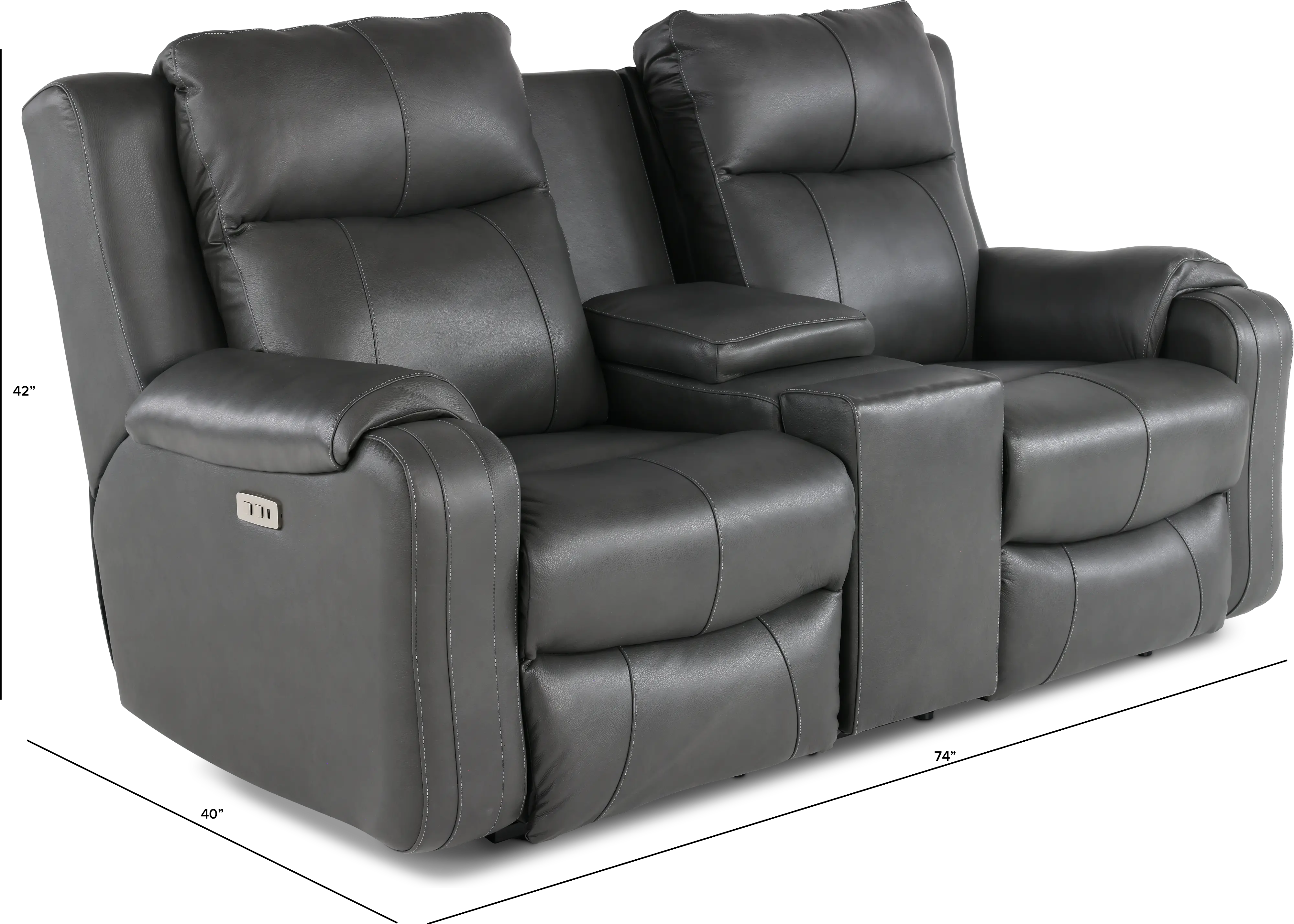 Contour Ash Power Reclining Loveseat-4