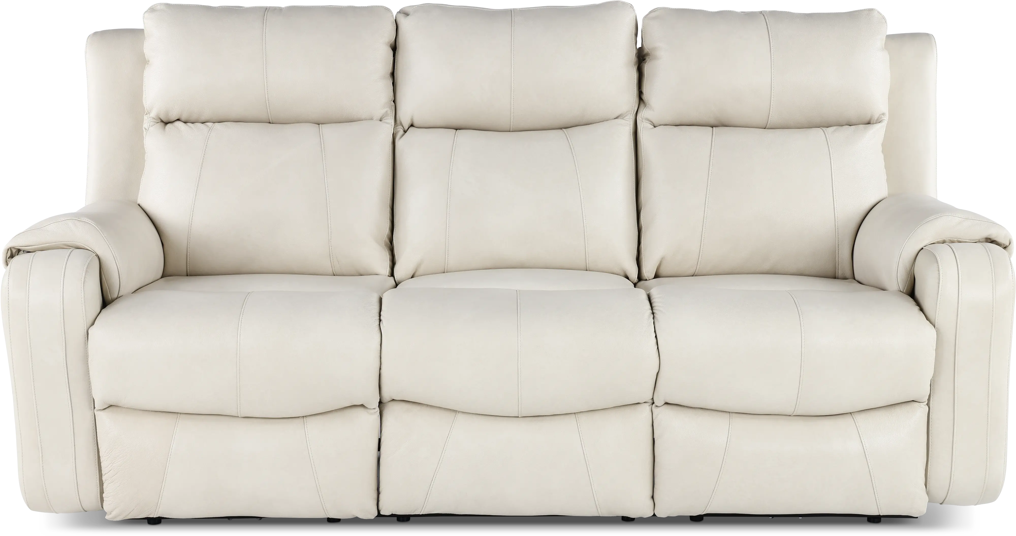Contour Eggshell Power Reclining Sofa-1