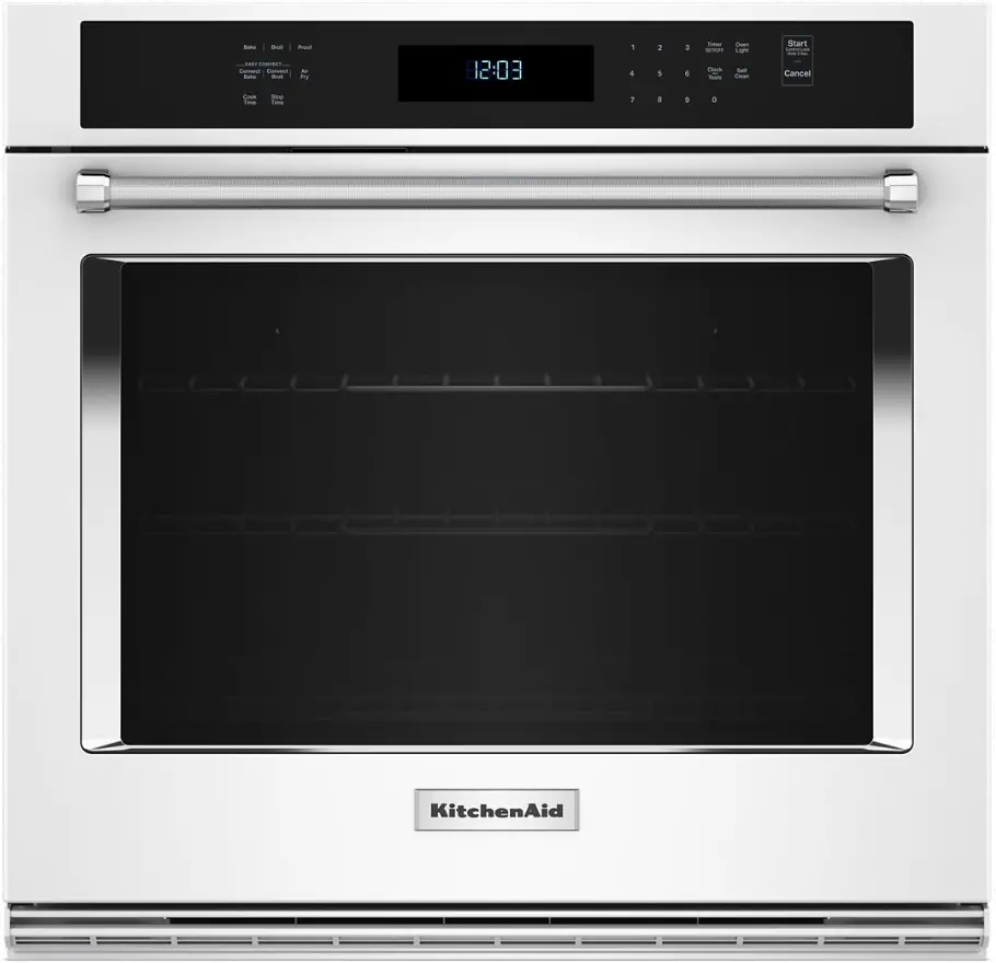 KOES530PWH KitchenAid® 30  Single Wall Oven with Air Fry - White-2