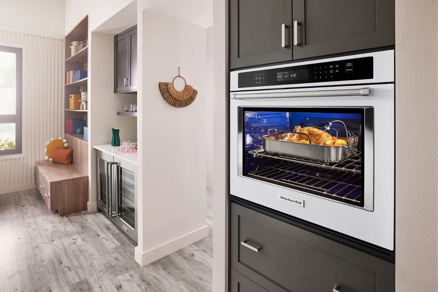 KOES530PWH KitchenAid® 30  Single Wall Oven with Air Fry - White-3