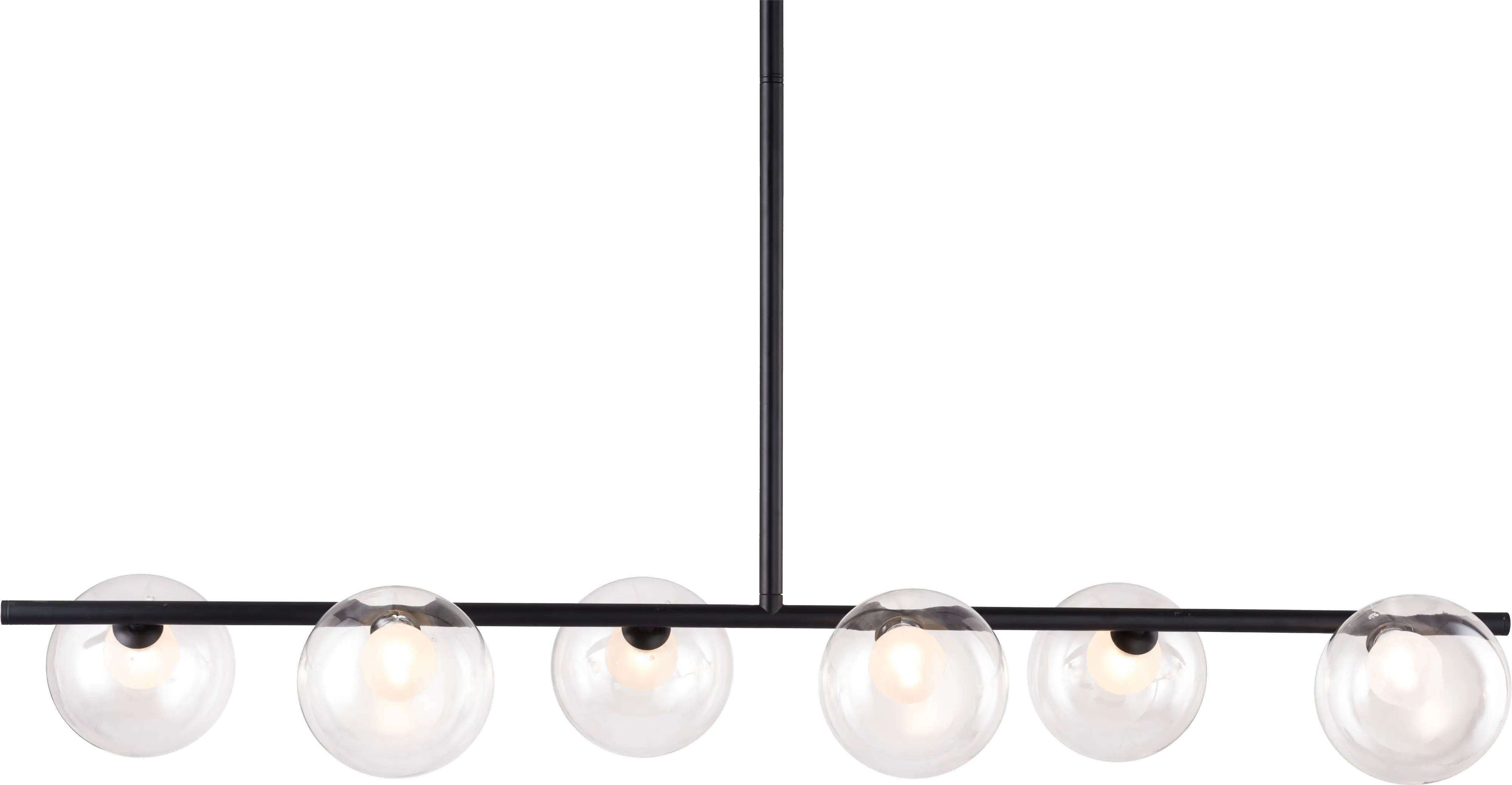 Keyoz Black and Glass Ceiling Lamp-1