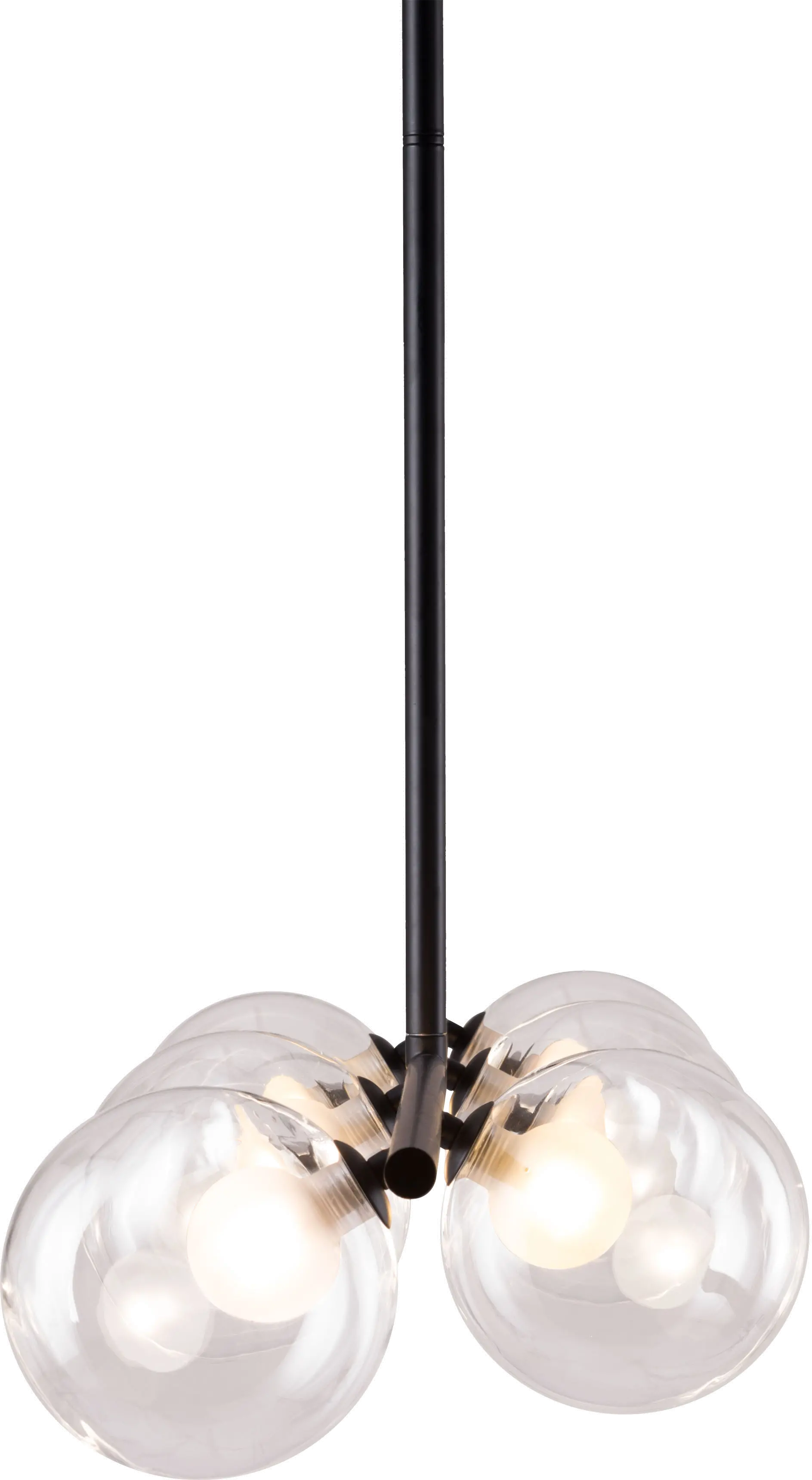 Keyoz Black and Glass Ceiling Lamp-5
