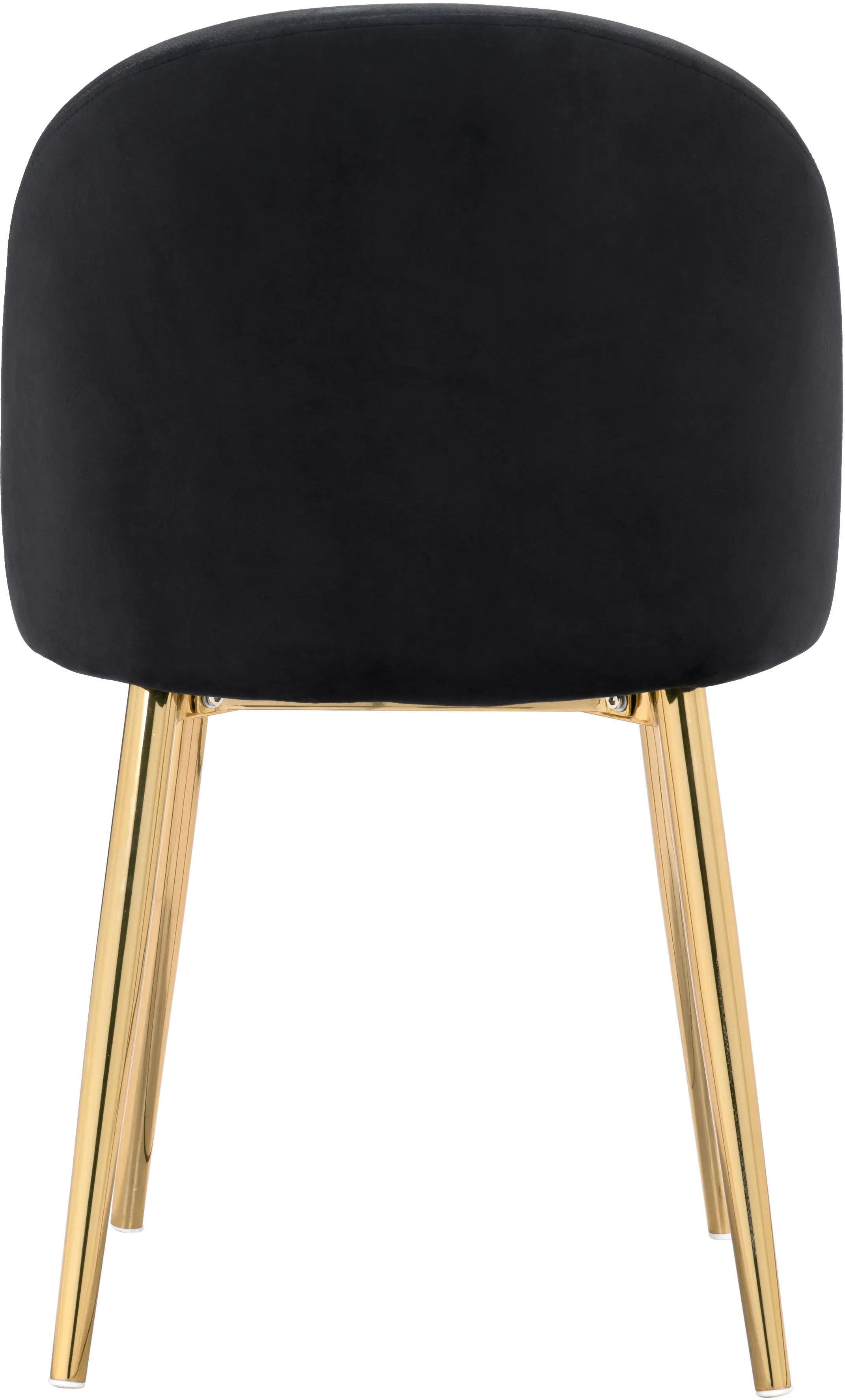Cozy Black and Gold Dining Chair, Set of 2-5