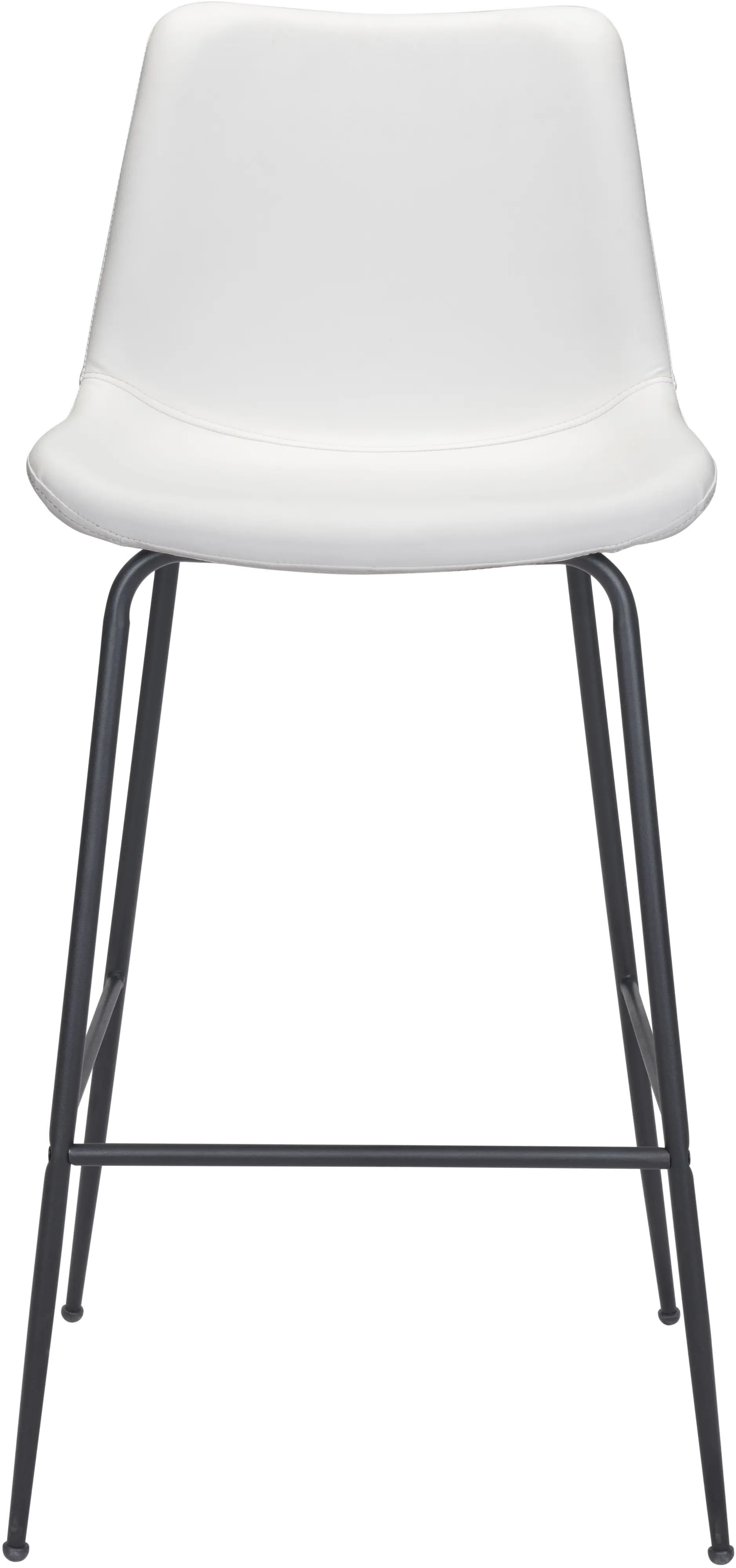 Byron Mid Century White Barstool-3