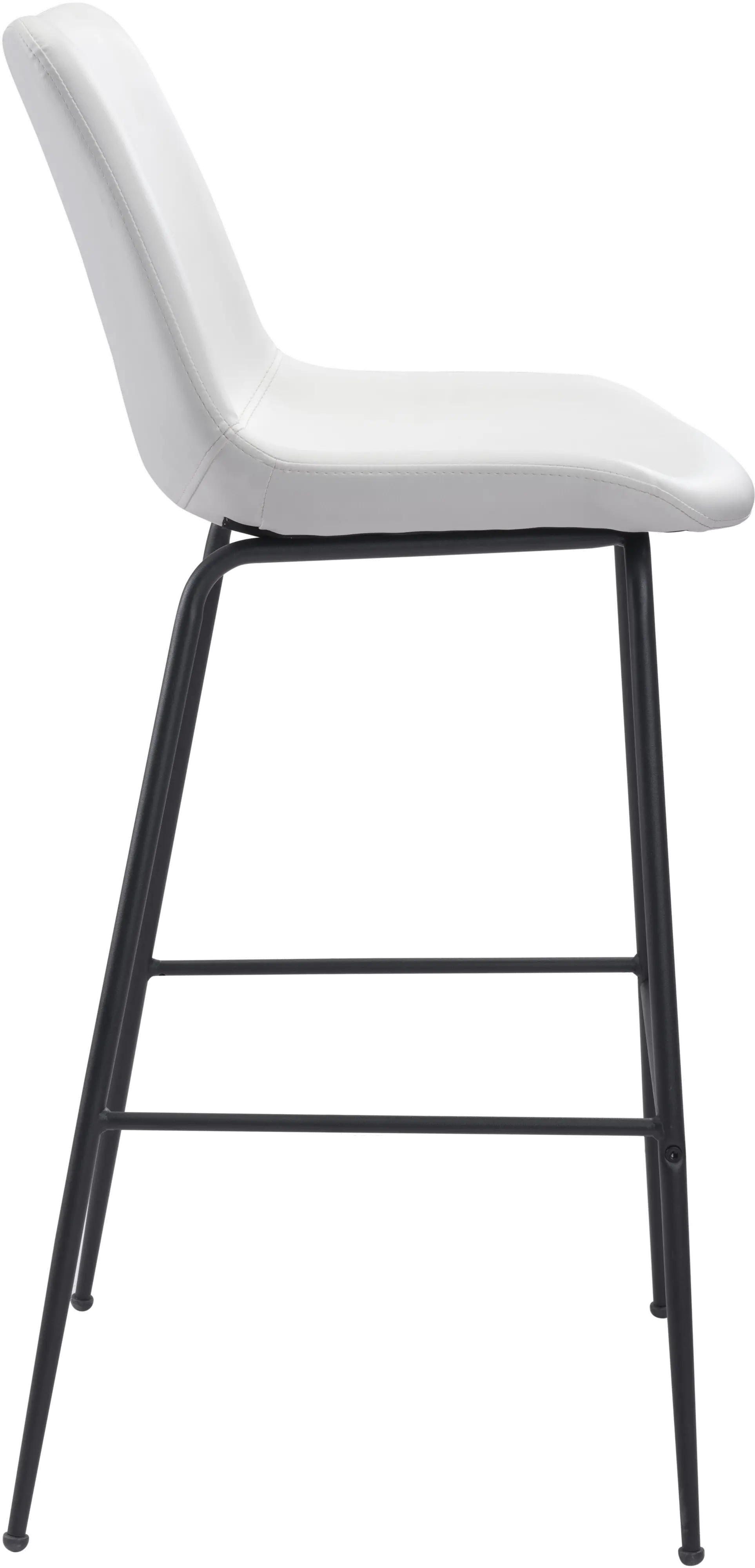 Byron Mid Century White Barstool-4