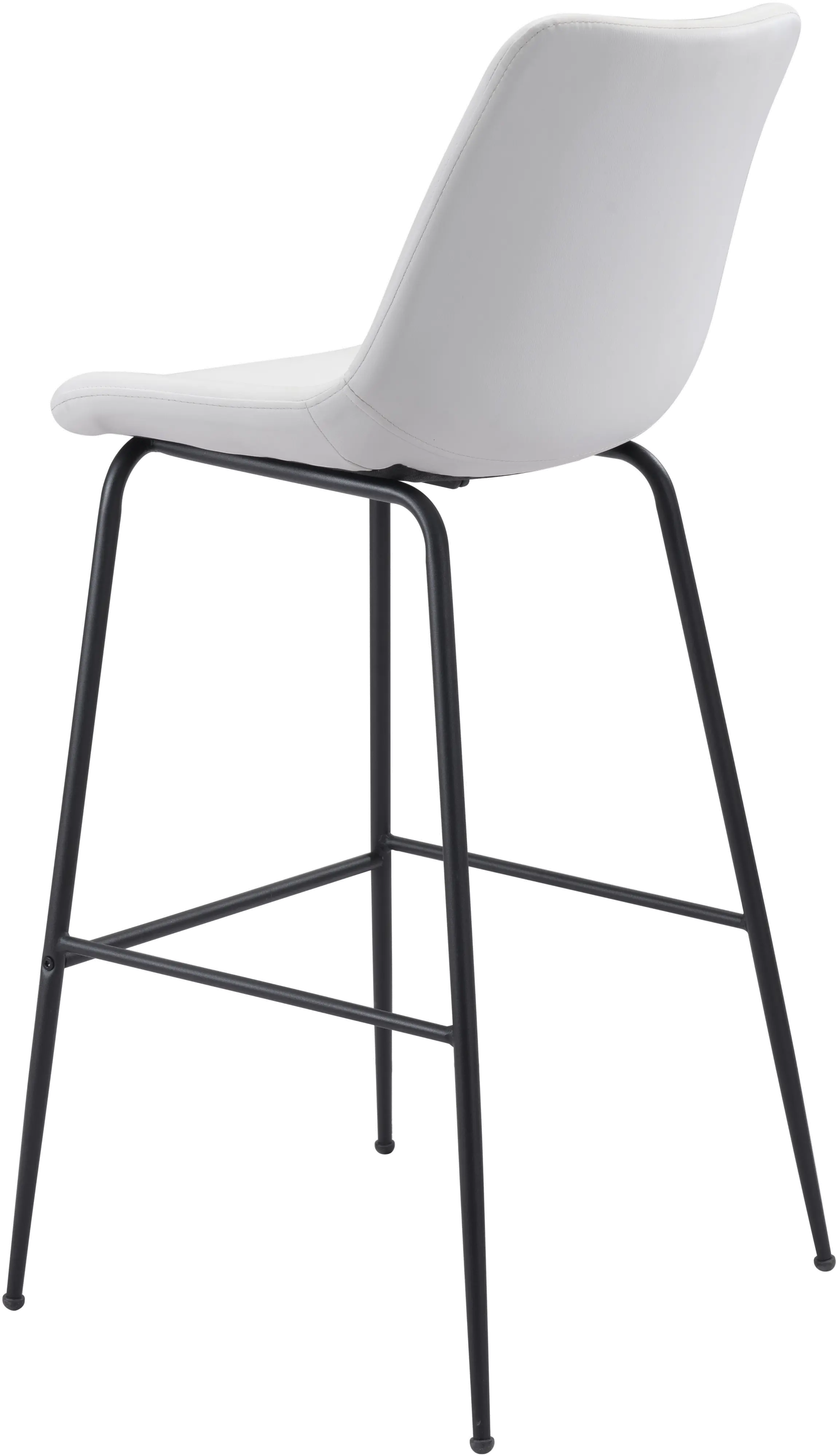 Byron Mid Century White Barstool-6