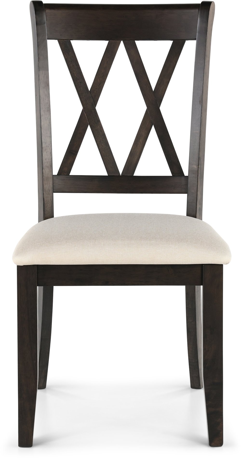 Dark Brown Upholstered Dining Chairs
