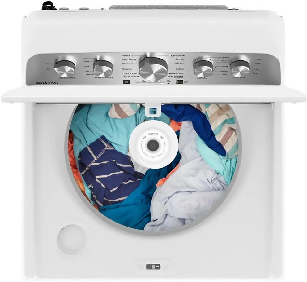 MVW5435PW Maytag 4.7 Cu Ft Top Load Agitator Washer - White-6
