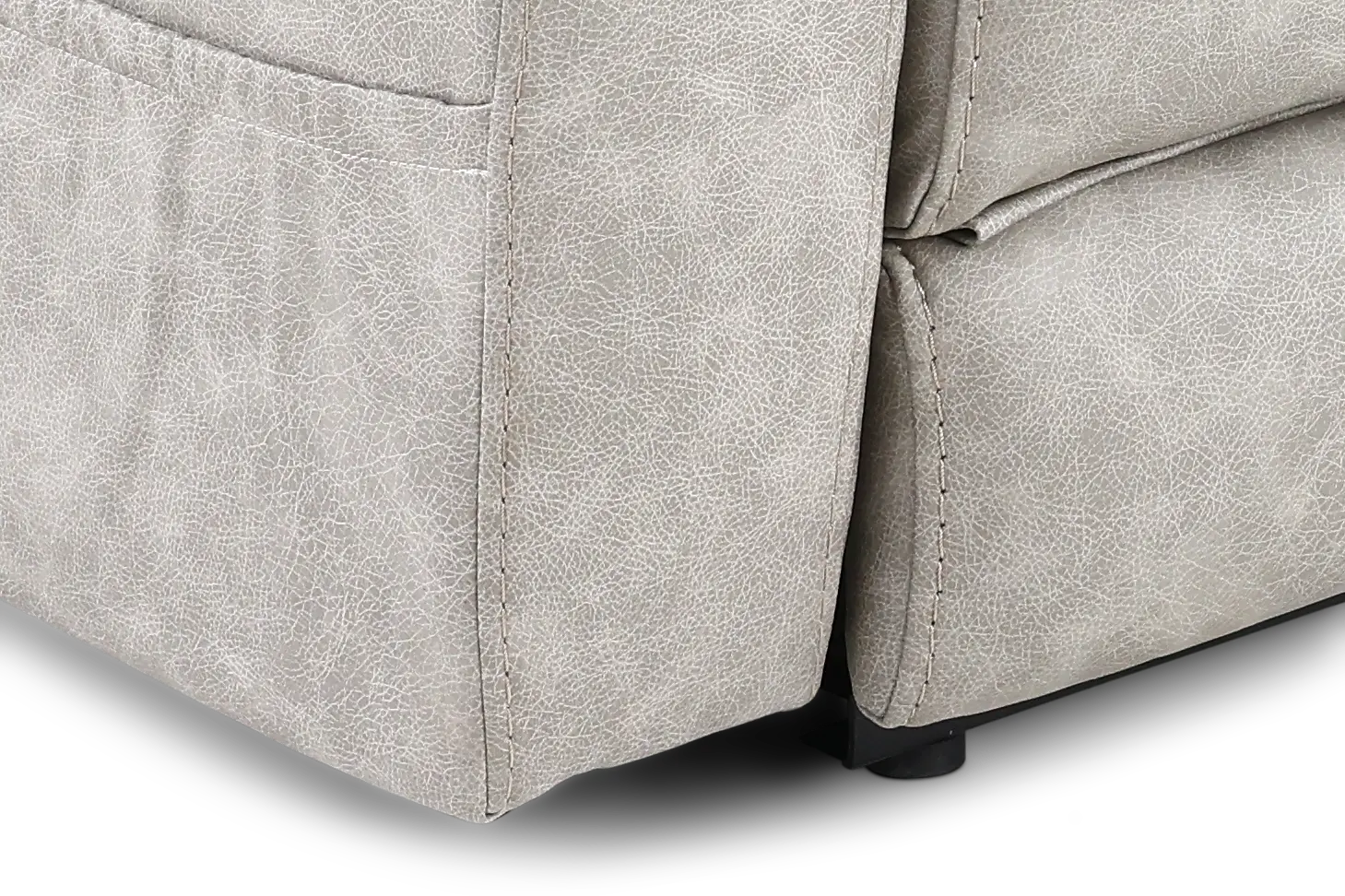 Jaguar Pebble Power Reclining Sofa with Headrest and Lumbar-8