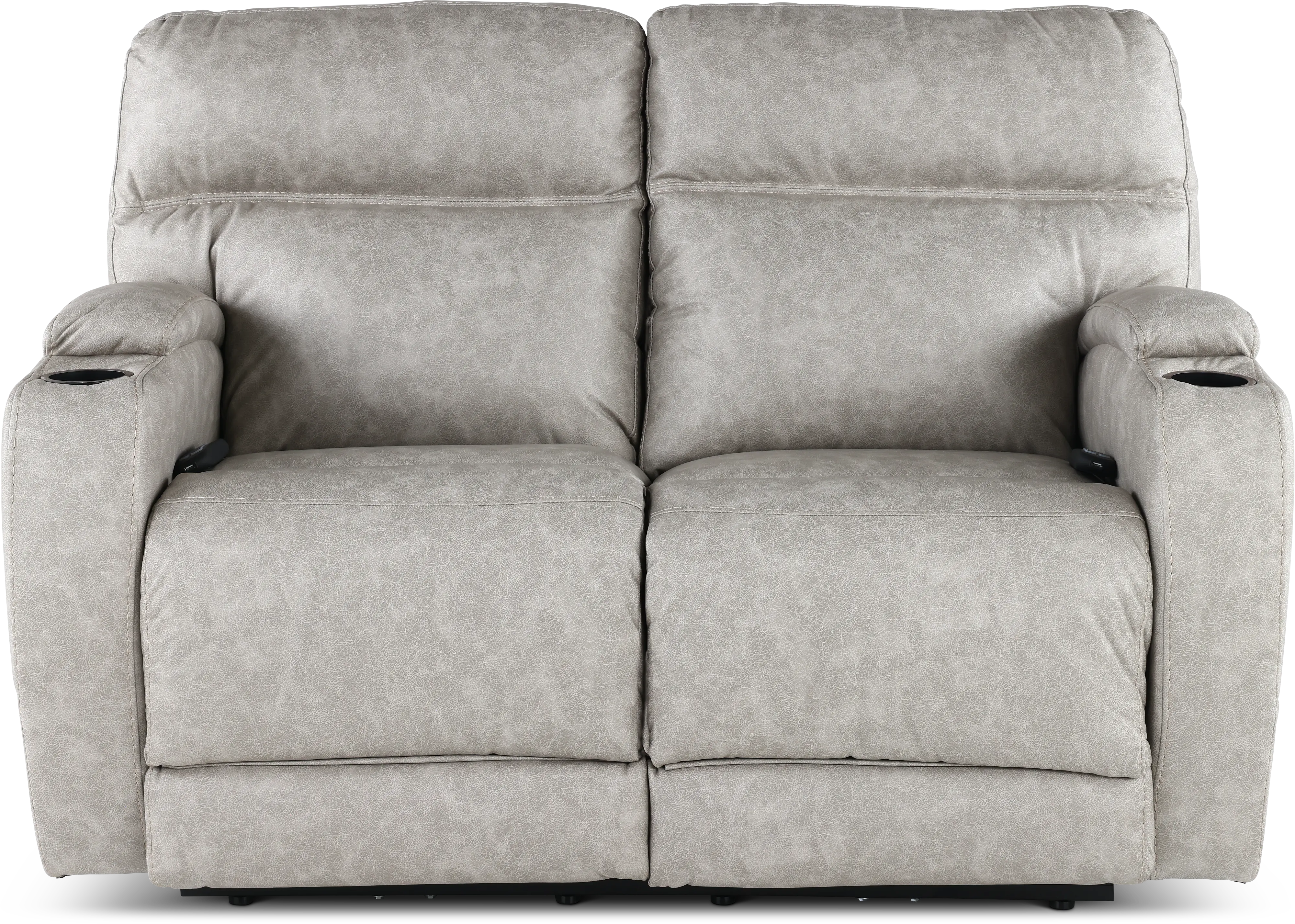 Jaguar Pebble Power Reclining Loveseat with Headrest and Lumbar-1