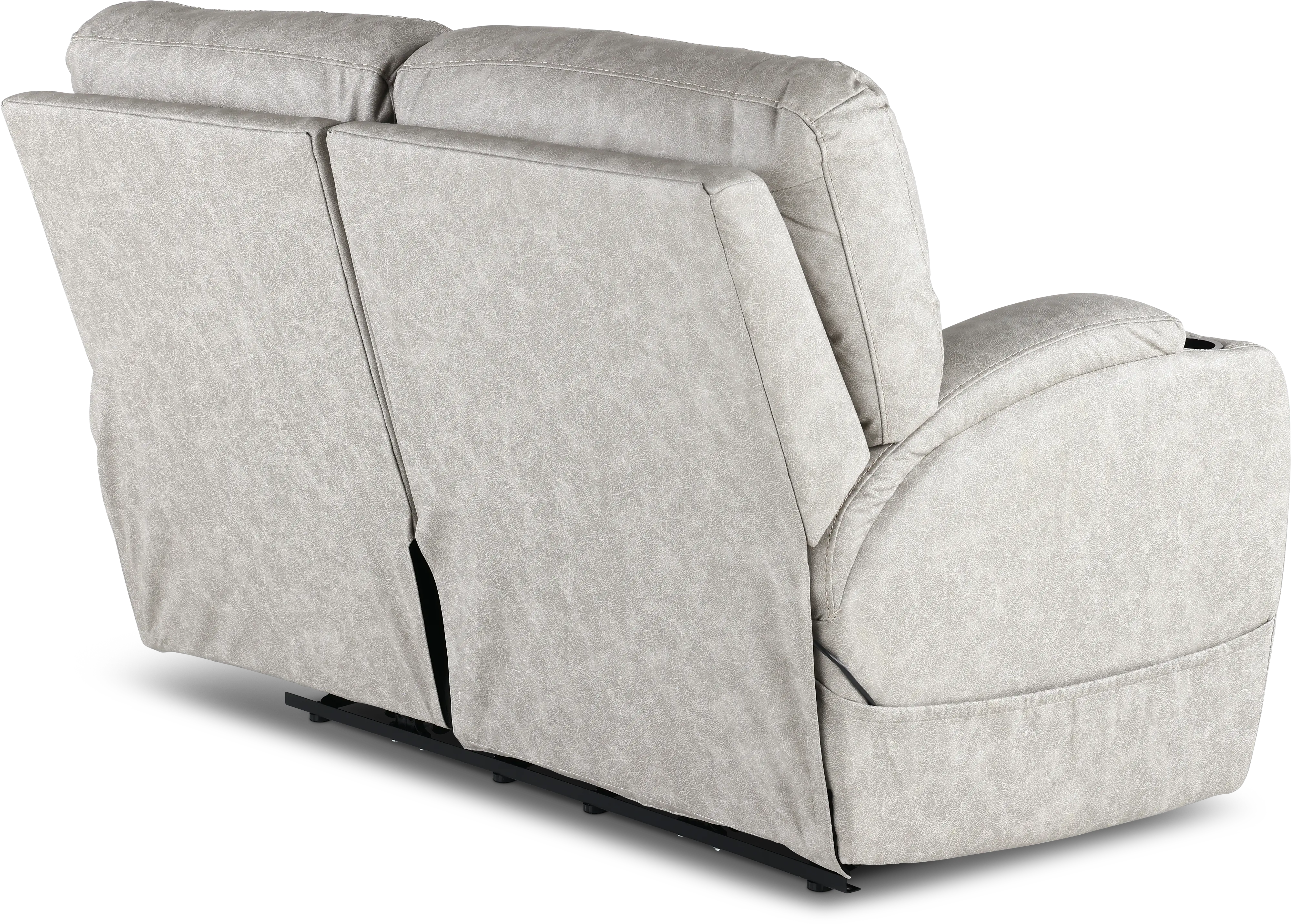 Jaguar Pebble Power Reclining Loveseat with Headrest and Lumbar-7