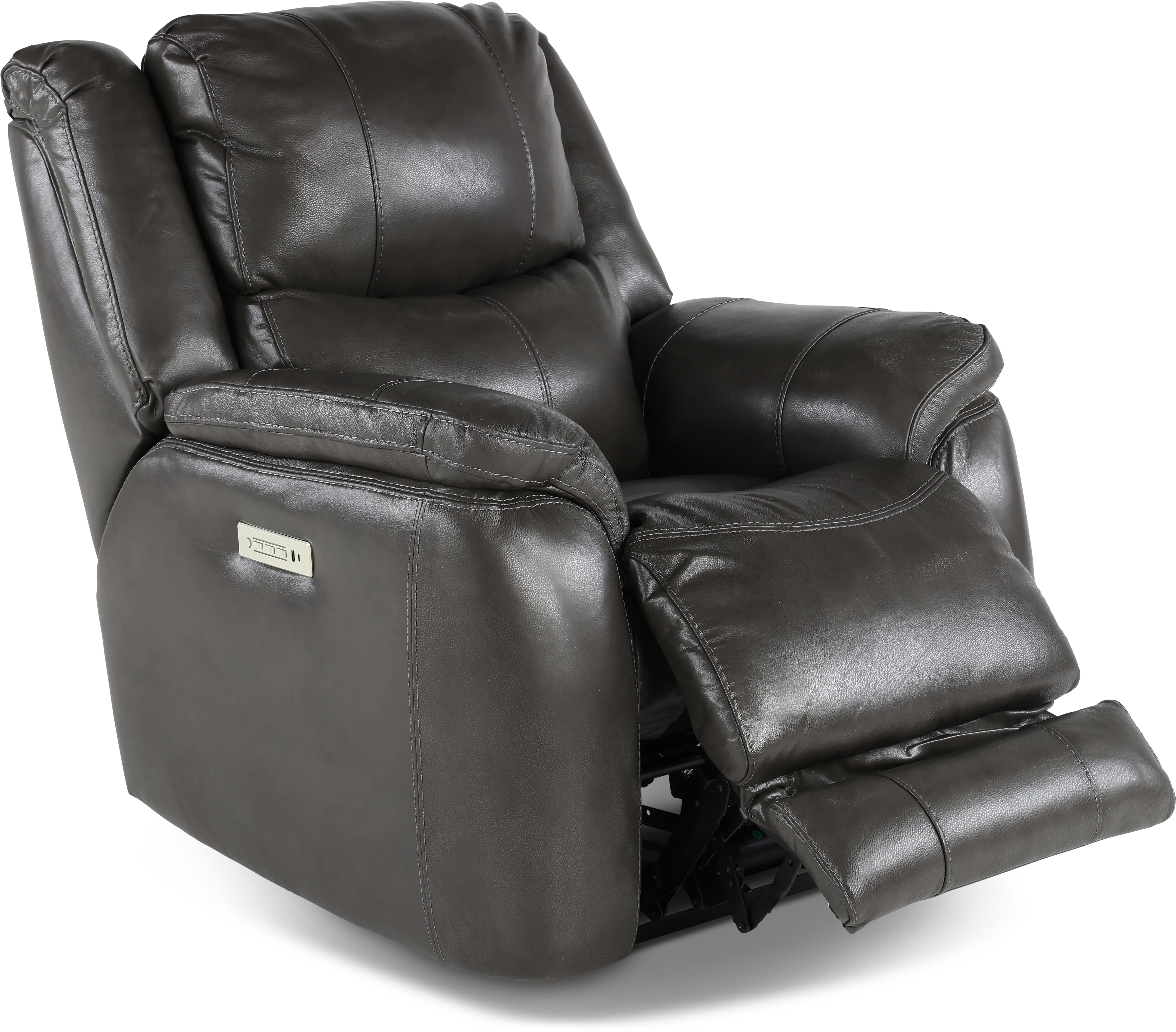 Galaxy Gray Zero Gravity Power Recliner with Adjustable Headrest and Lumbar-6