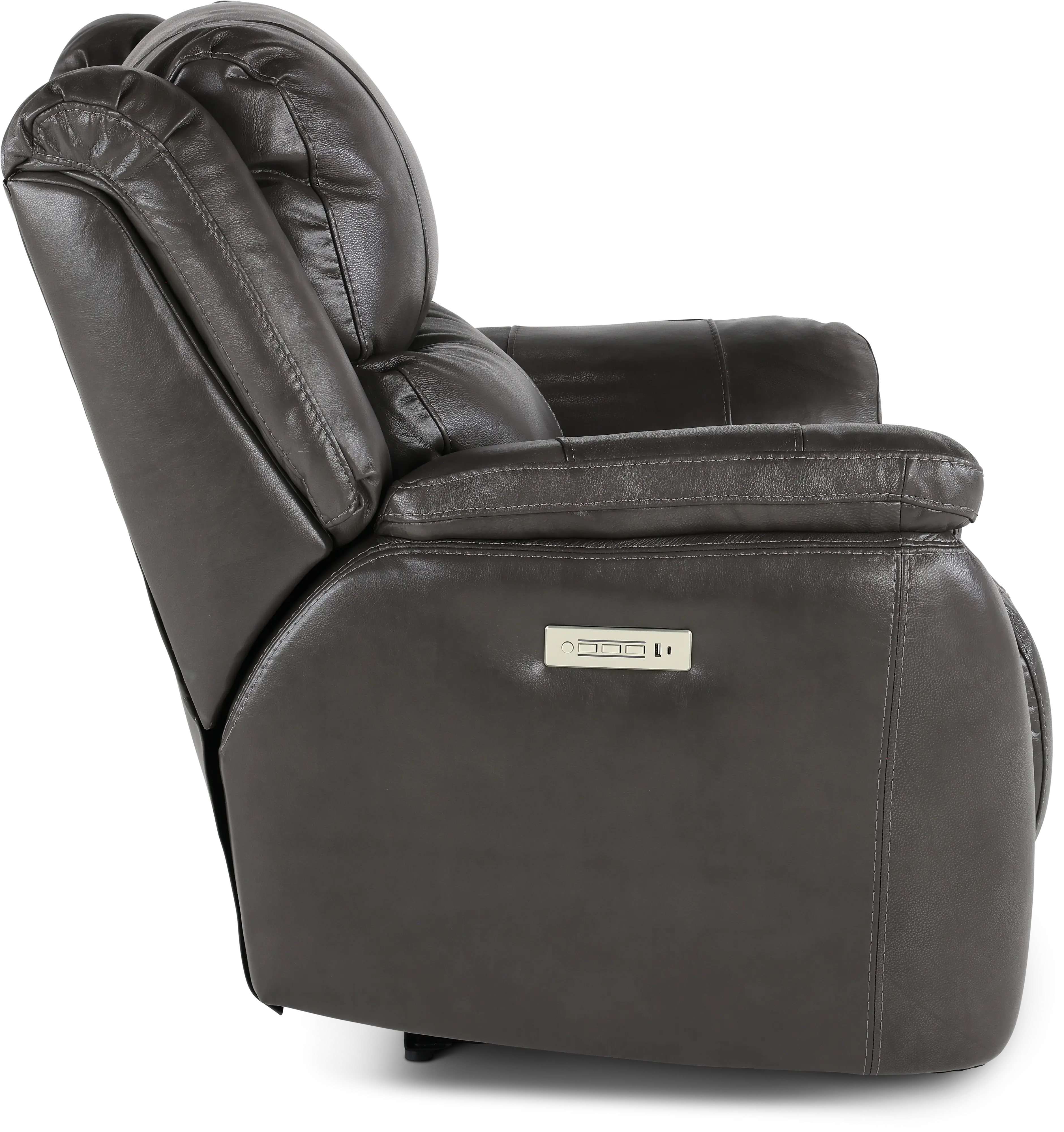 Galaxy Gray Zero Gravity Power Recliner with Adjustable Headrest and Lumbar-7