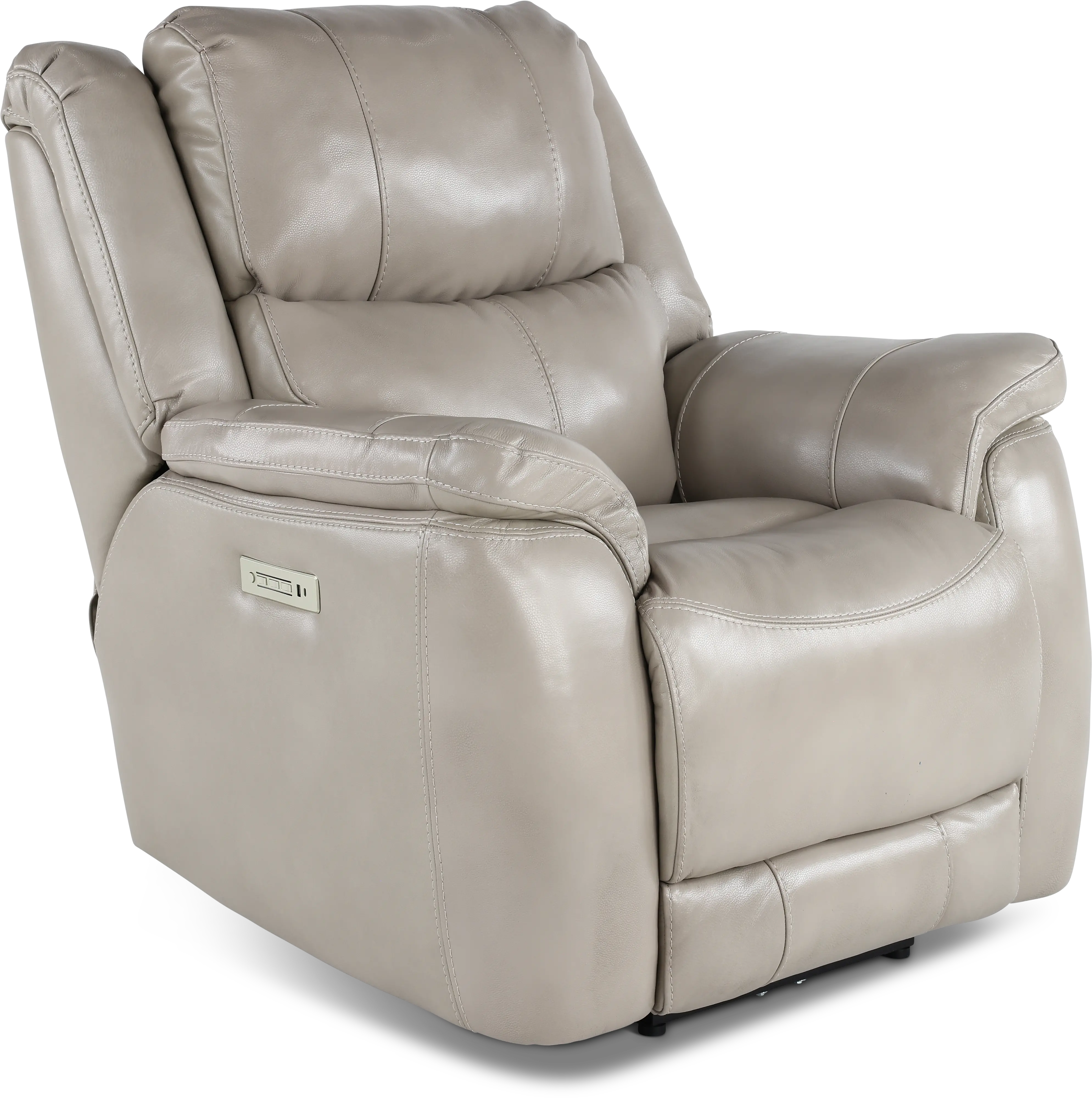 Galaxy Taupe Zero Gravity Power Recliner with Adjustable Headrest and Lumbar-4
