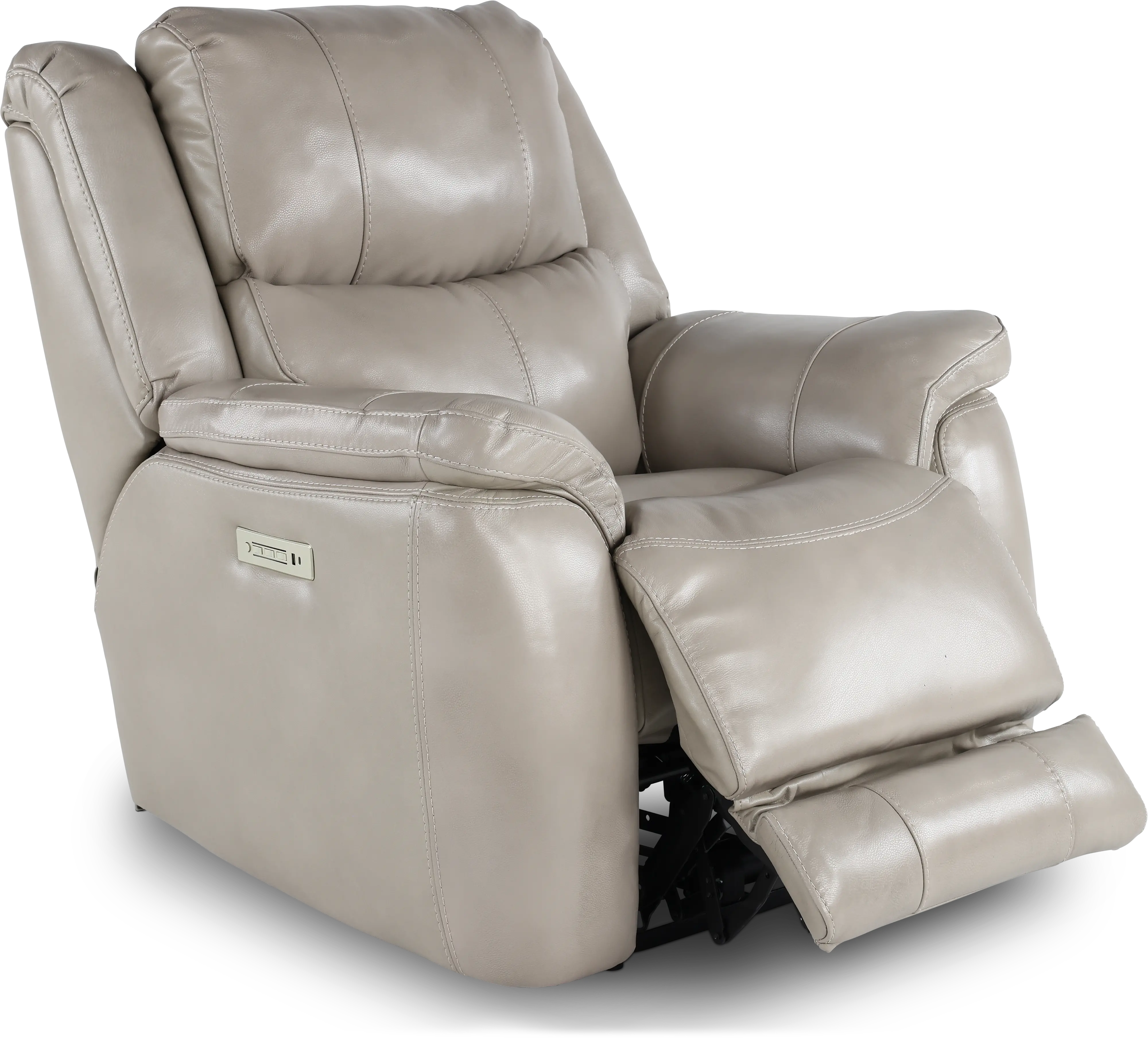 Galaxy Taupe Zero Gravity Power Recliner with Adjustable Headrest and Lumbar-6