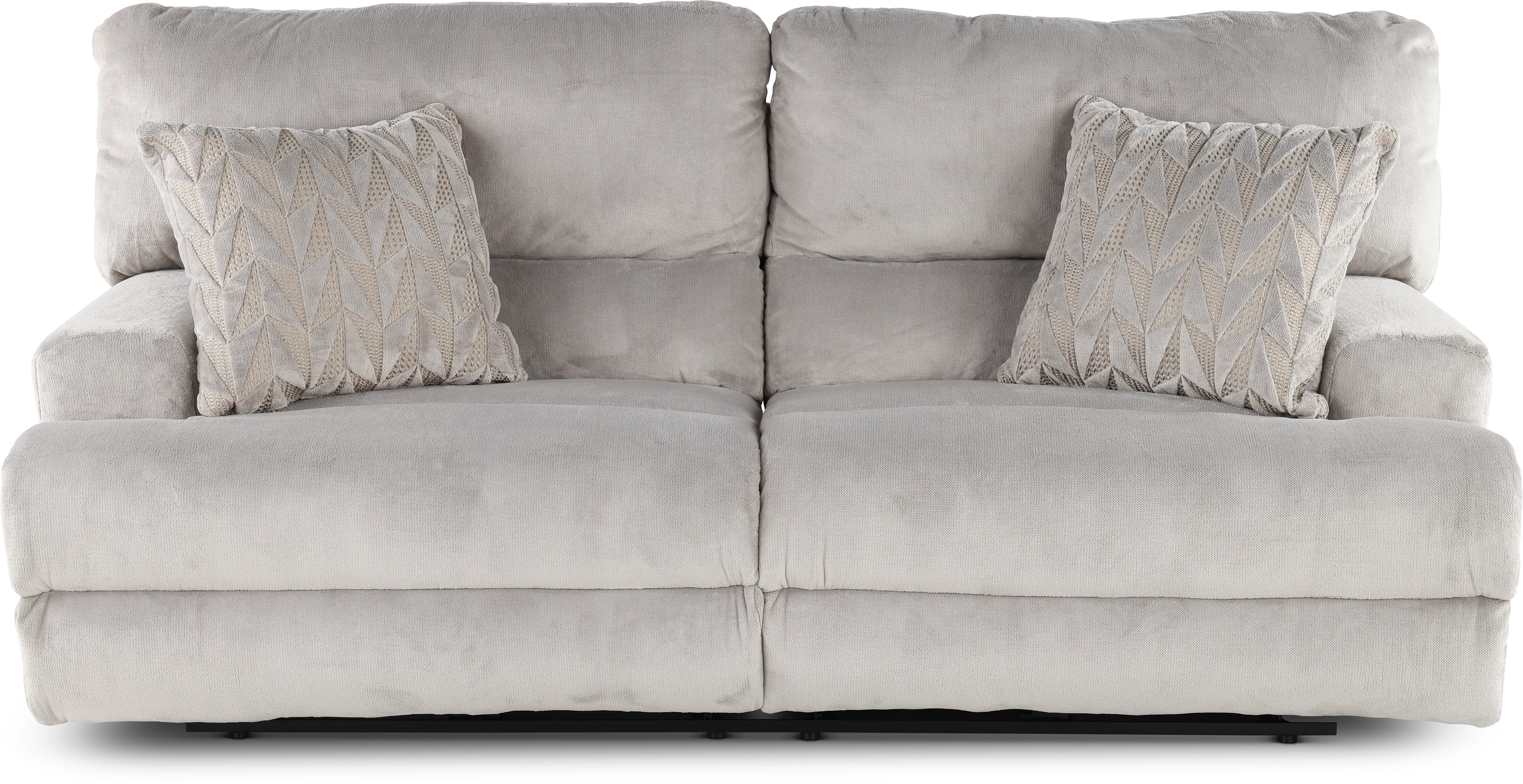 61281/1816-28/2371-28 Renaldo Stone Gray Zero Gravity Power Reclining Sofa-1