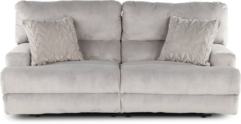 Renaldo Stone Gray Zero Gravity Power Reclining Sofa