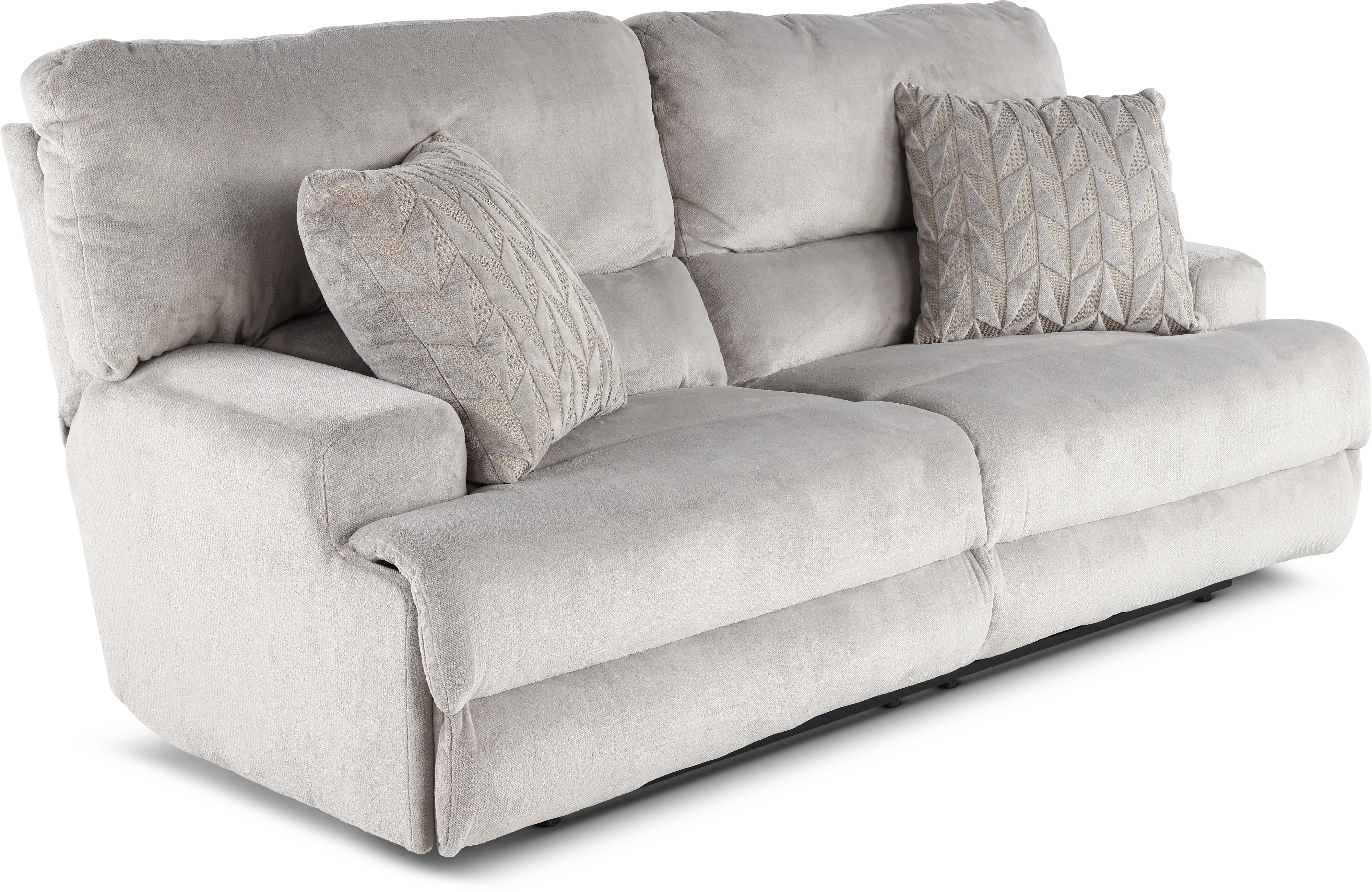 61281/1816-28/2371-28 Renaldo Stone Gray Zero Gravity Power Reclining Sofa-4