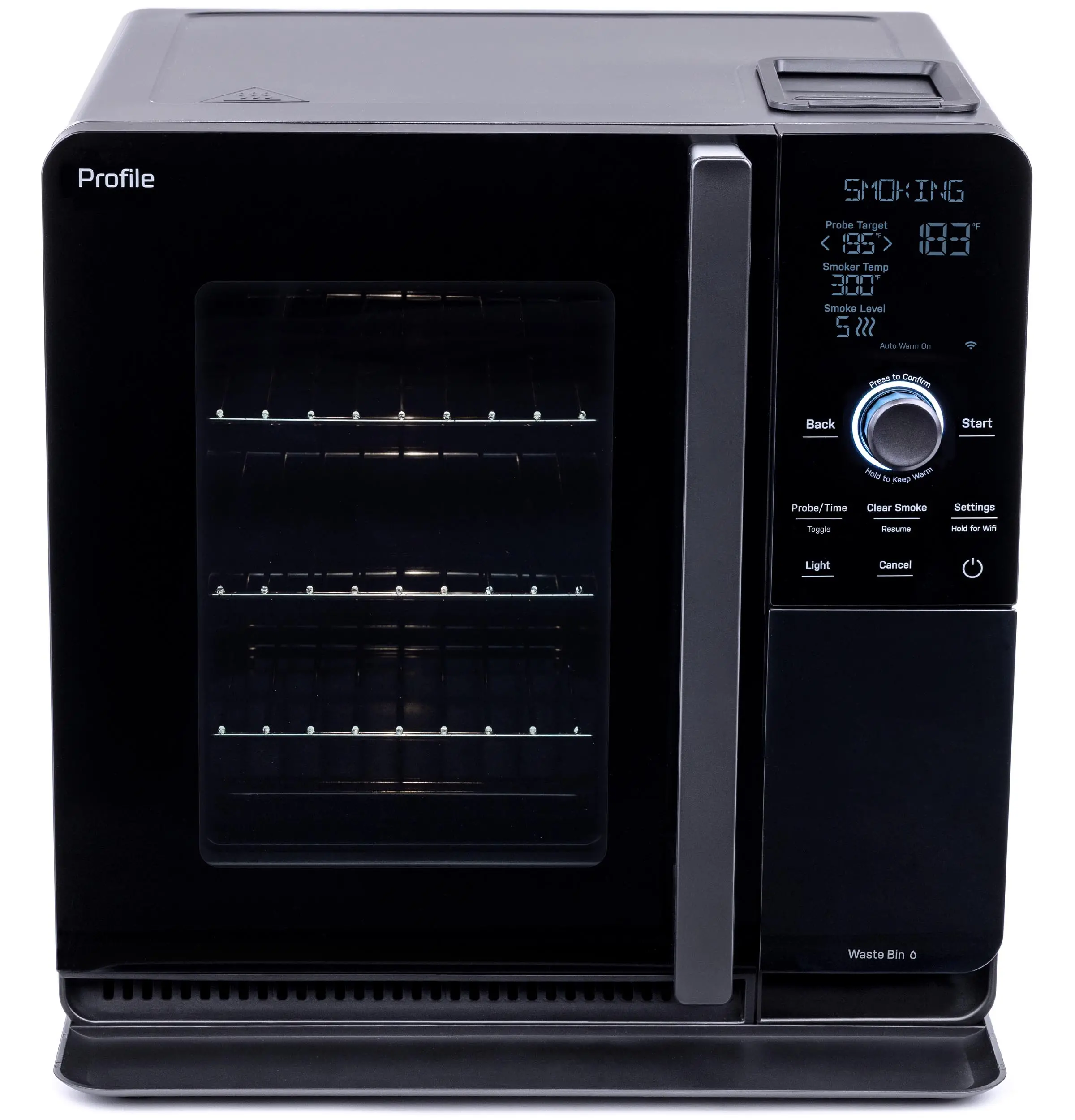 P9SBAAS6VBB GE Profile Smart Indoor Smoker-1
