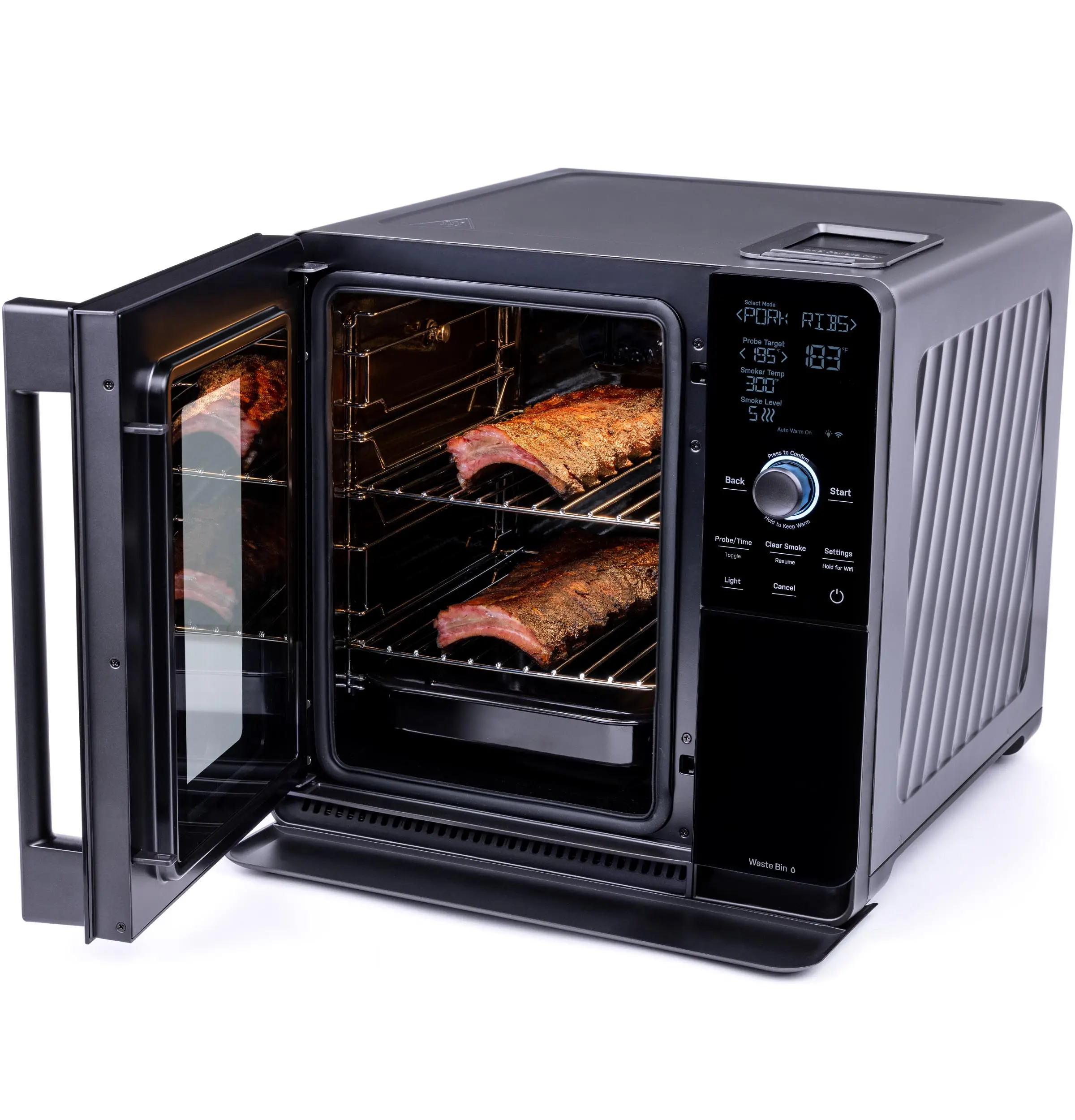 P9SBAAS6VBB GE Profile Smart Indoor Smoker-7