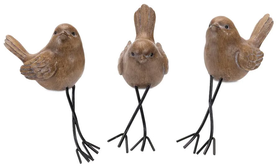 Assorted Sitting Bird Figurine-1