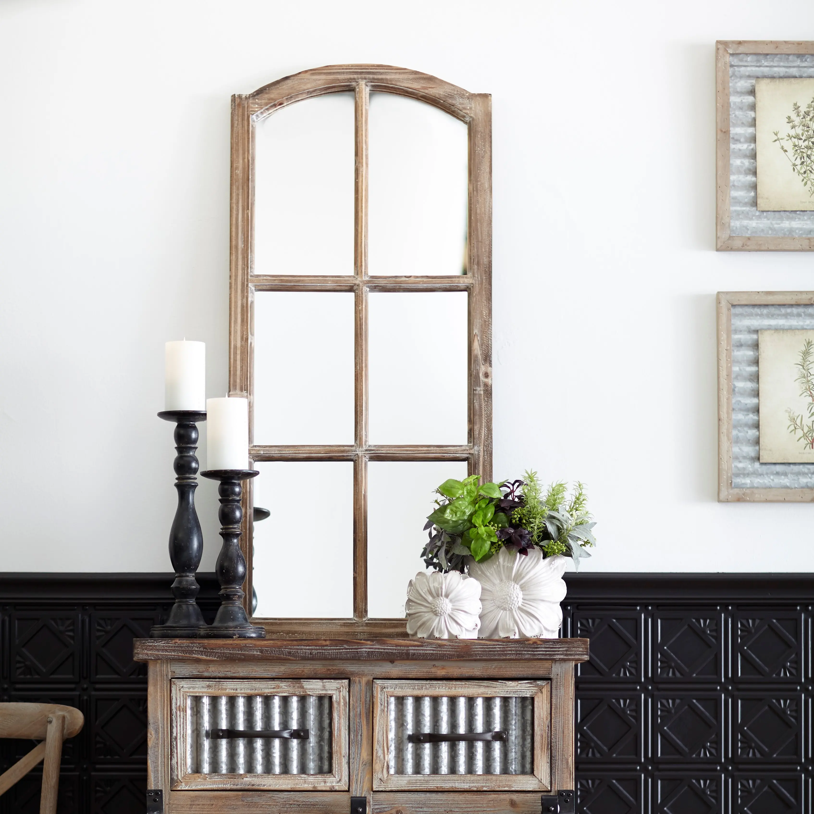 French Farmhouse Accent Mirror-2