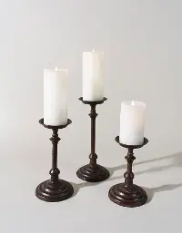 Large Metal Candle Holder