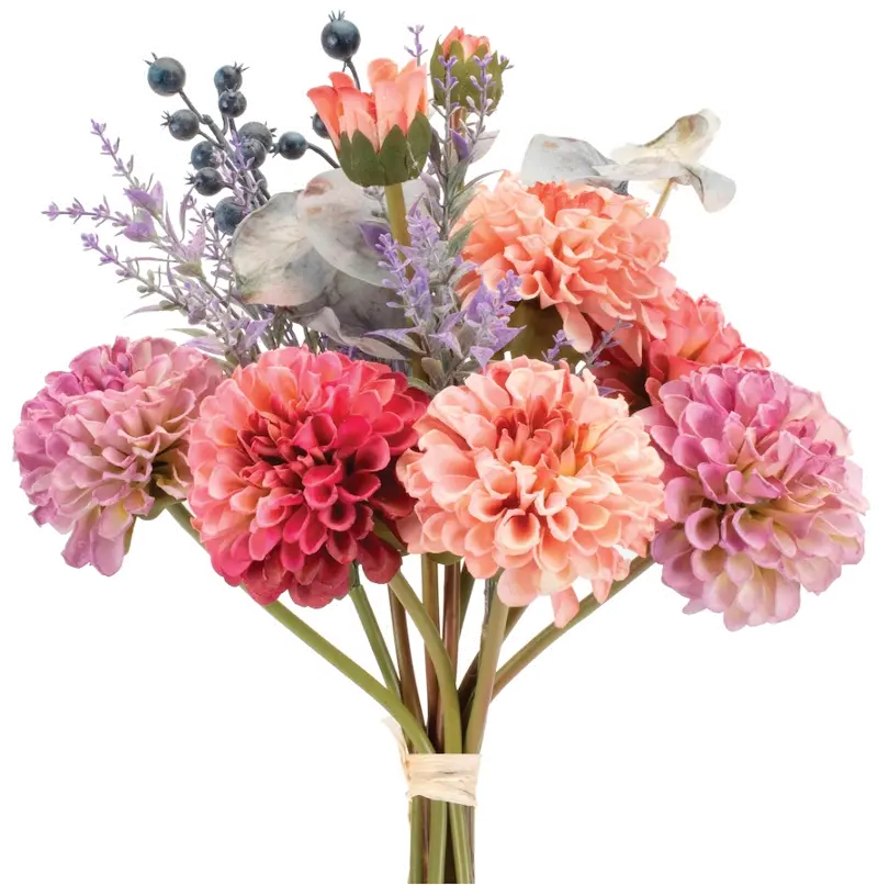 18 Inch Mixed Zinnia Bouquet