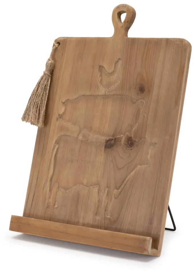 9.5  Wooden Cookbook Holder-1