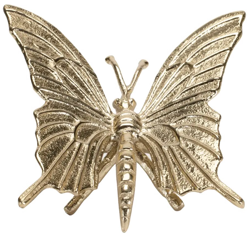 Gold Aluminum Butterfly