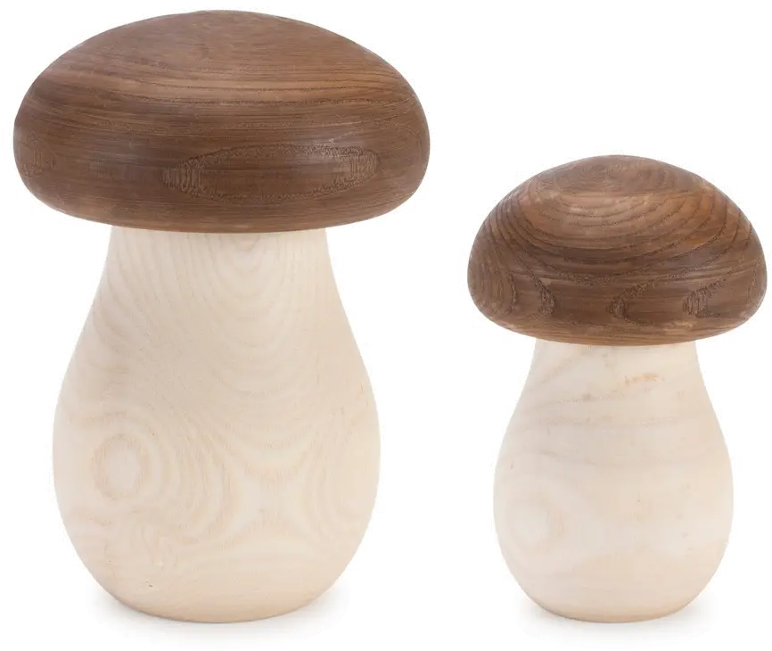 Small 5.25  Wood Mushroom Box-1