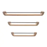Medium Wood and Iron Shelf