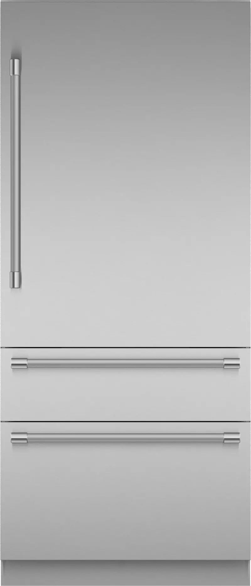 Thermador 18.8 Cu Ft Built-In Bottom-Freezer Refrigerator - Counter Depth Stainless Steel